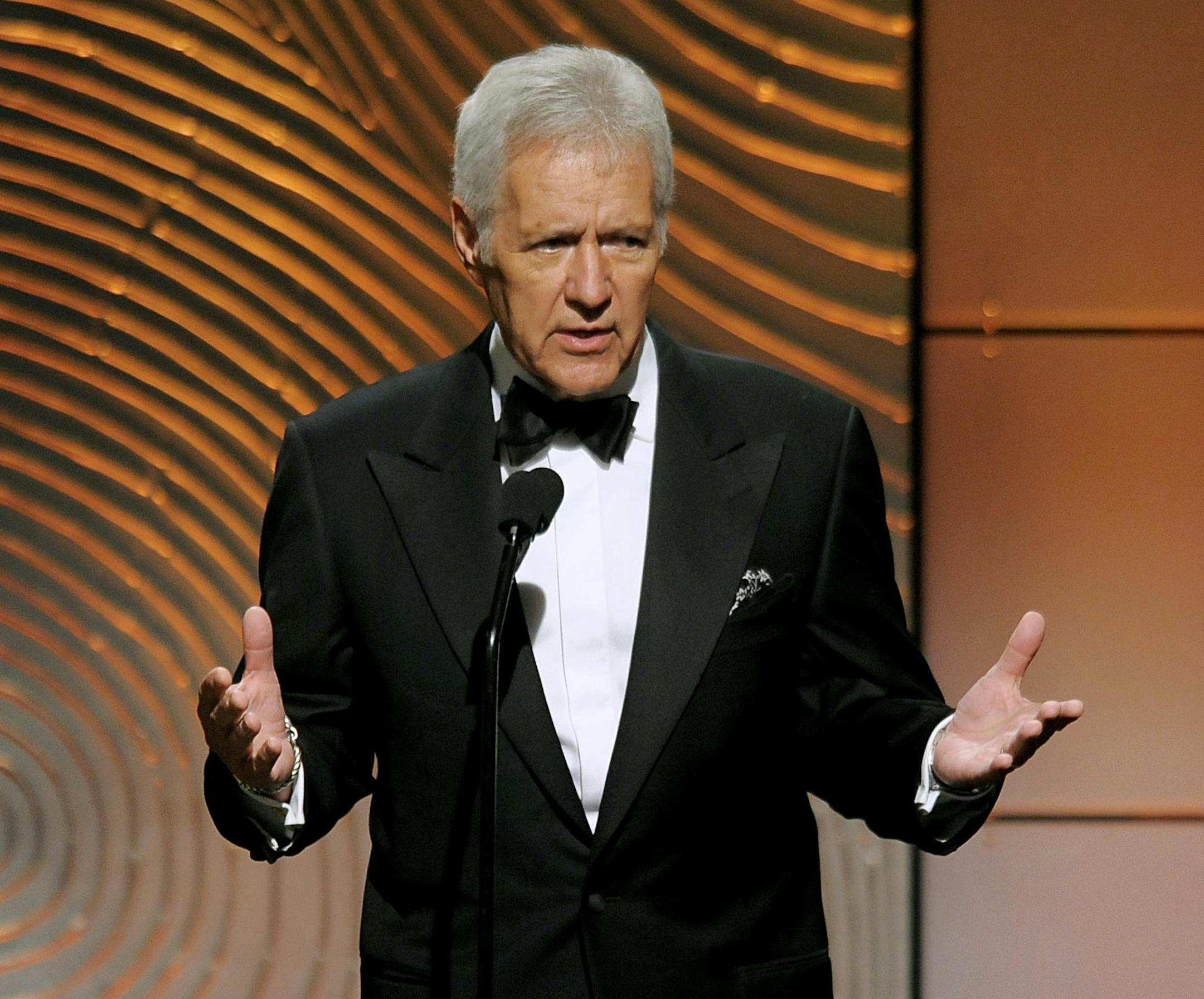 "Jeopardy" host Alex Trebek