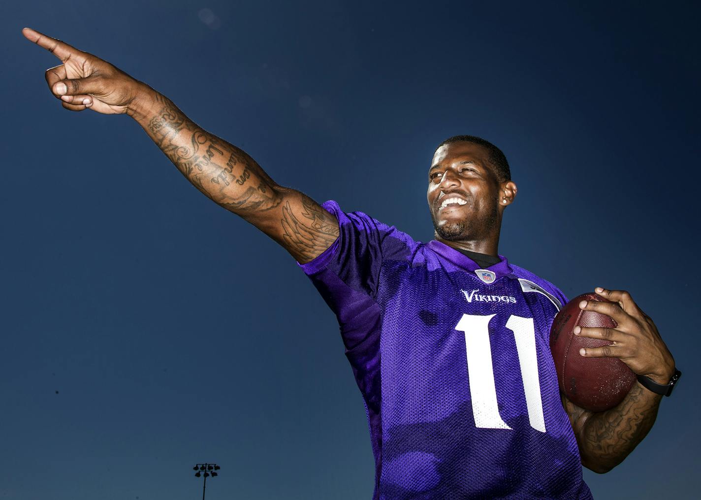 Vikings receiver Mike Wallace