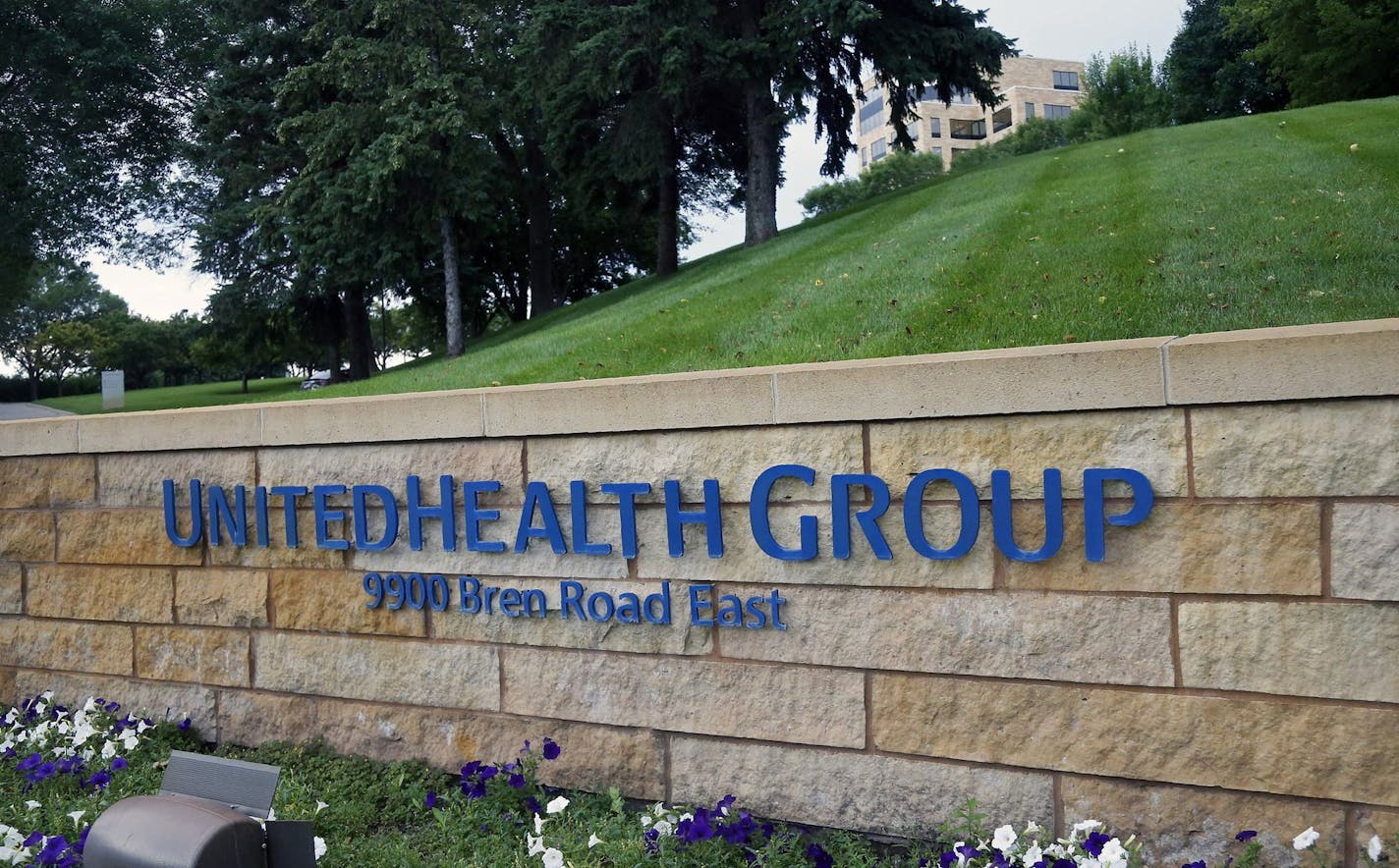 UnitedHealth Group headquarters sin Minnetonka. (AP Photo/Jim Mone)