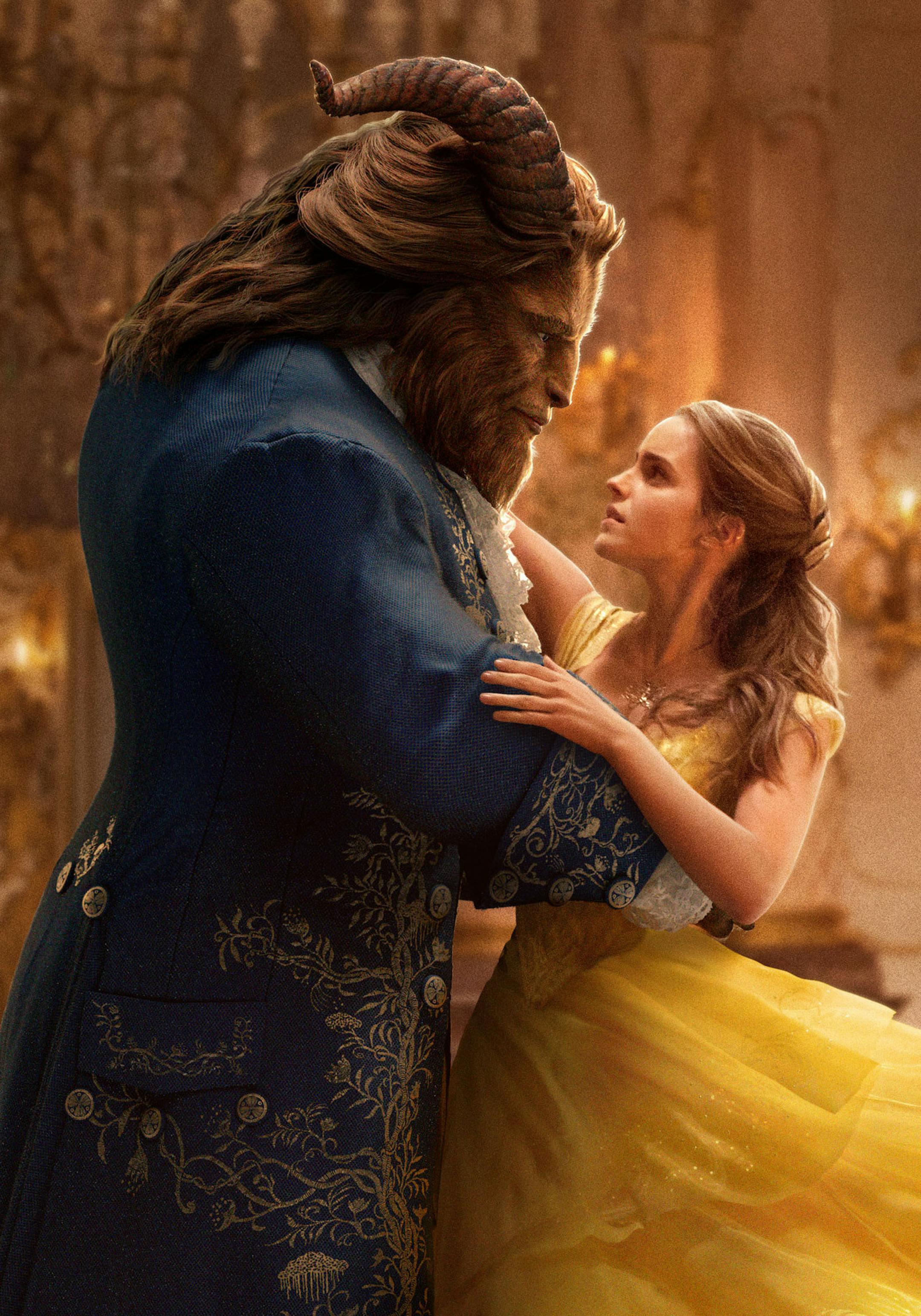 Dan Stevens and Emma Watson in "Beauty and the Beast."