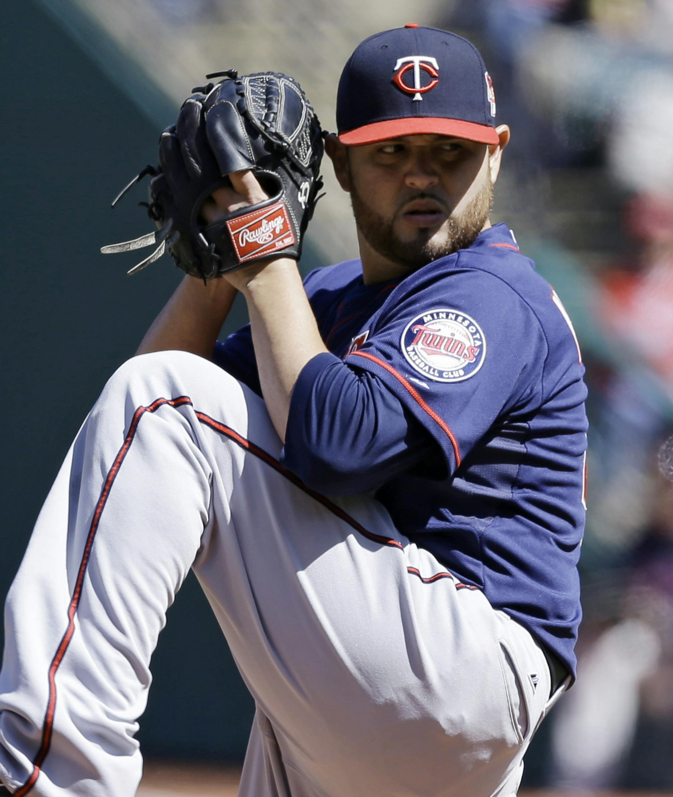 The Twins spent $84 million to sign free-agent righthanders (clockwise from above left) Phil Hughes, Ricky Nolasco and Mike Pelfrey over the offseason, but seven games in the ERA of Twins starting pitching stands at a major league-worst 6.32.