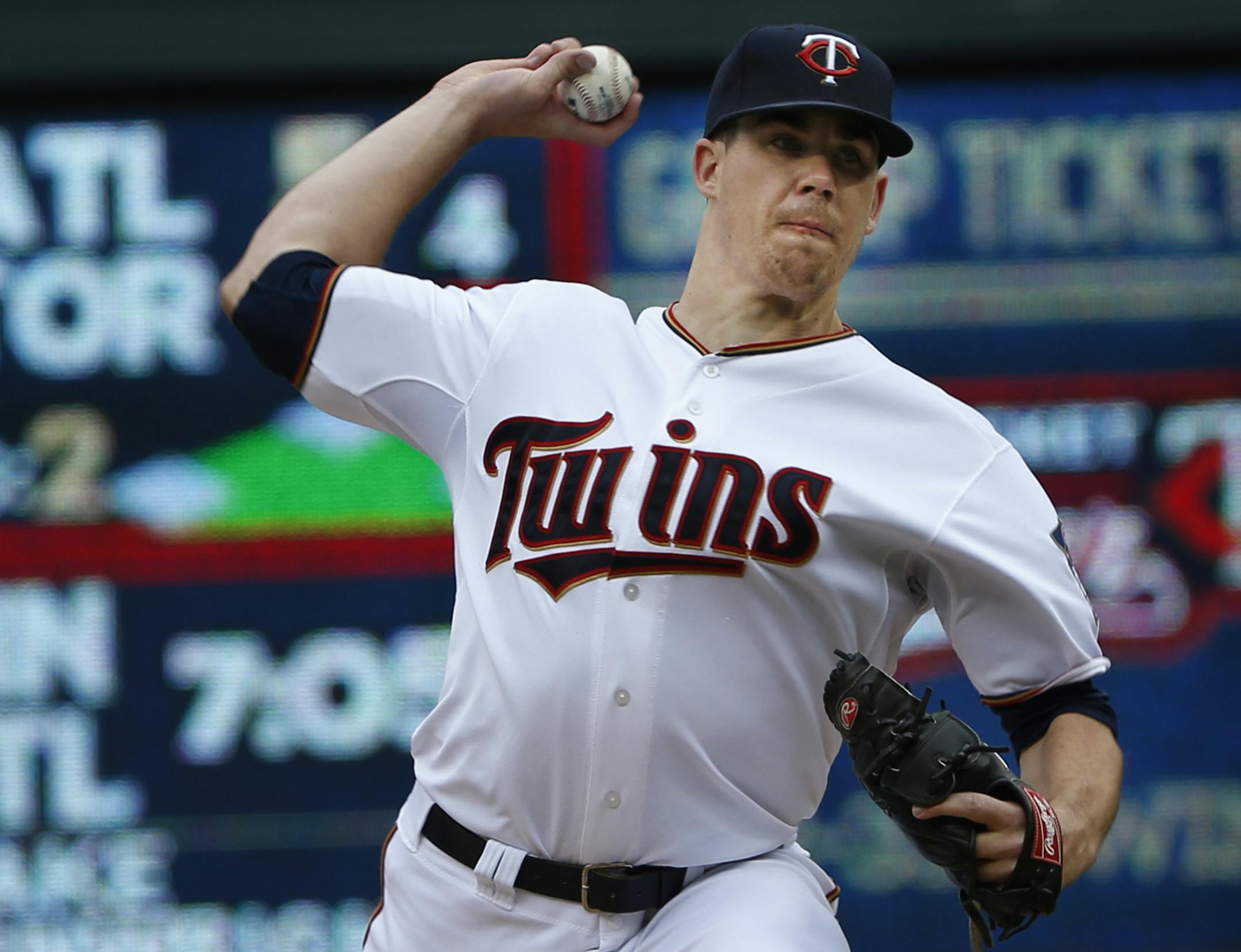 At Target Field in a game between the Indians and the Twins on April 9th, Trevor May is credited with the win .] Richard Tsong-Taatarii/rtsong-taatarii@startribune.com