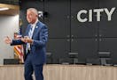 St. Cloud Mayor Dave Kleis gives his 17th State of the City address Tuesday, April 19, 2022, at St. Cloud City Hall.