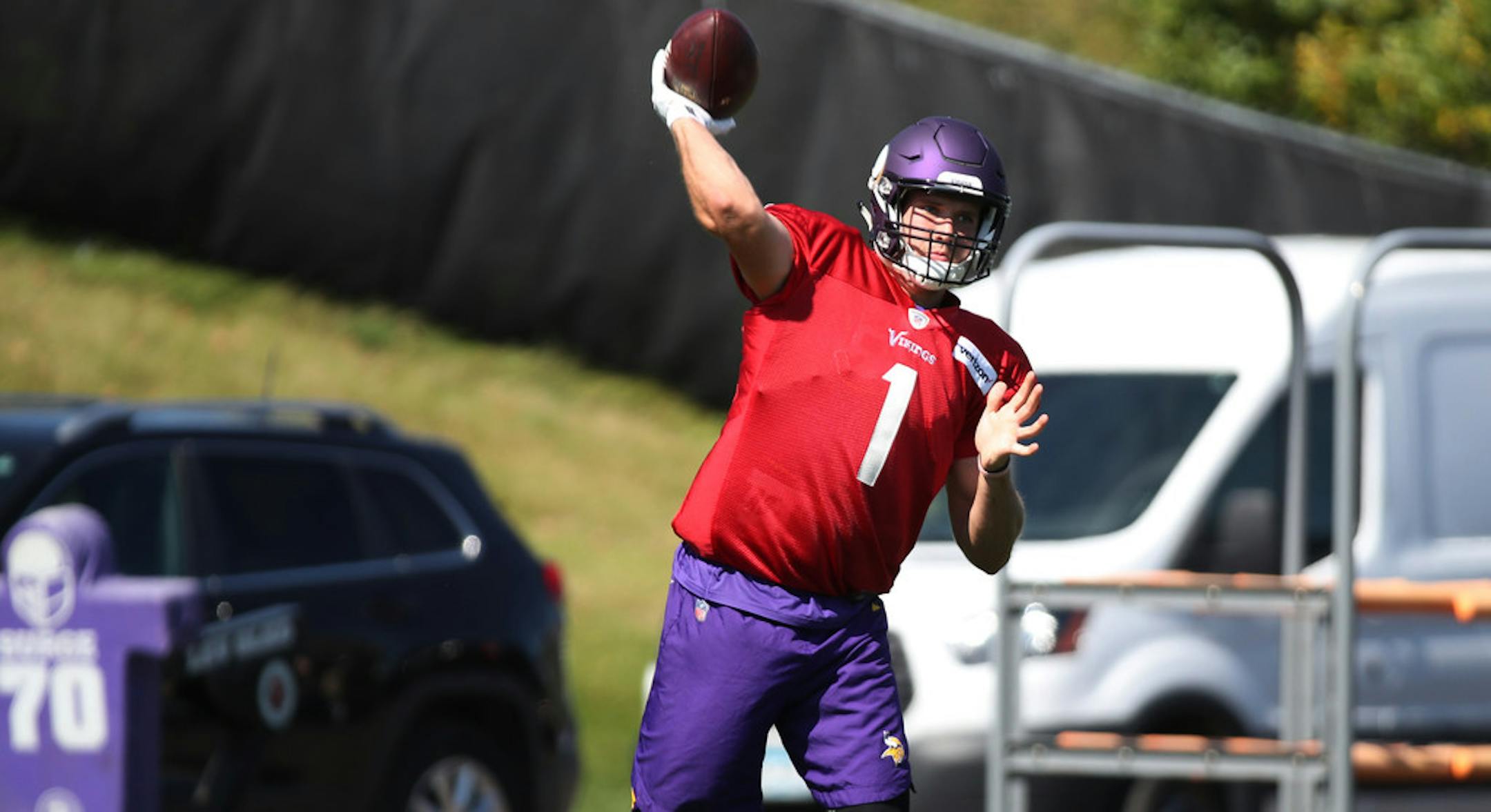 Vikings quarterback Kyle Sloter