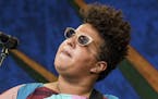 CORRECTS NAME OF ALBUM TO JAIME INSTEAD OF JAMIE - FILE - In this April 29, 2017 file photo, Brittany Howard of Alabama Shakes performs at the New Orl