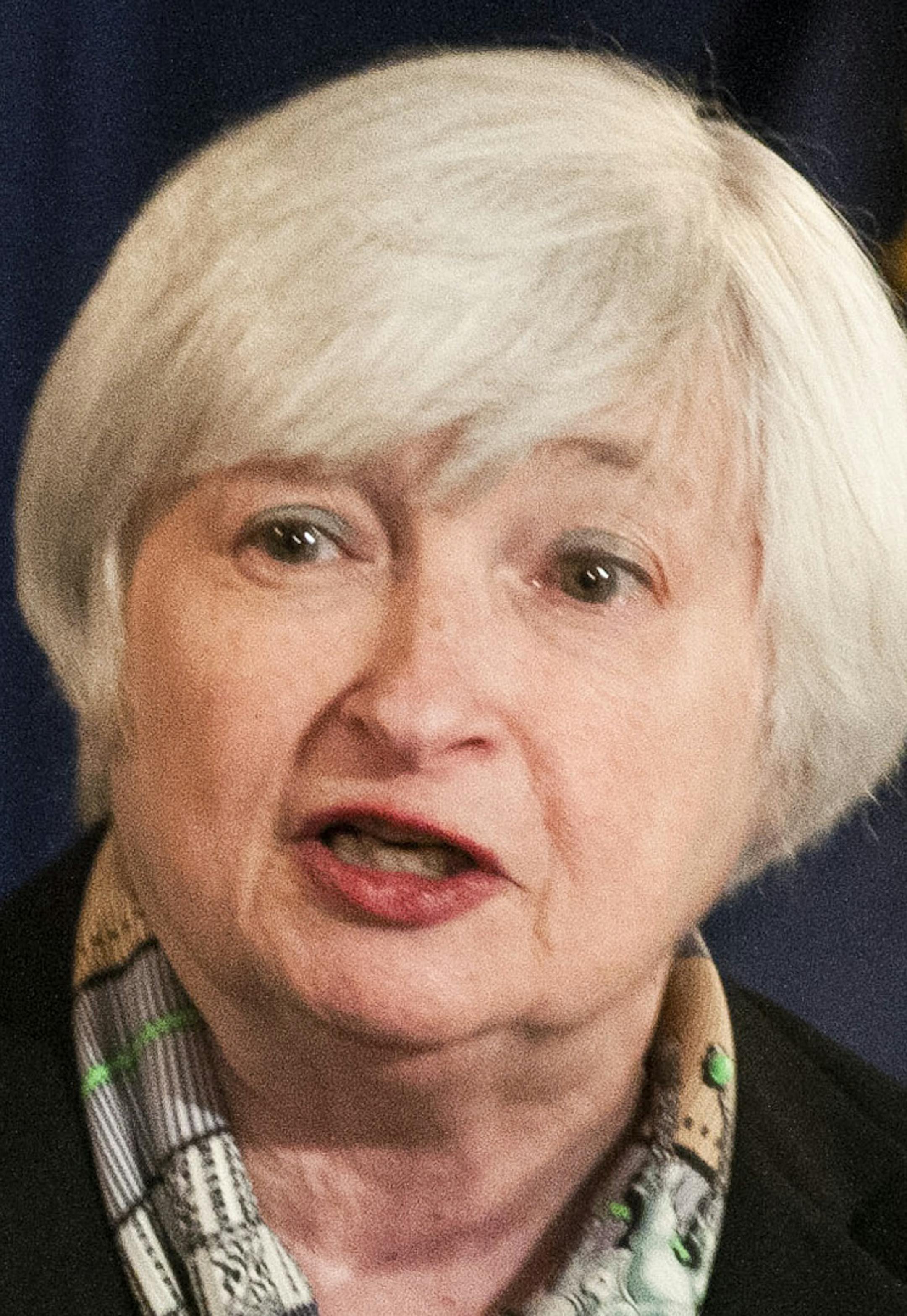 FILE -- Janet Yellen, chair of the Federal Reserve, speaks during a news conference on the state of the economy and the job market in Washington, March 19, 2014. Heading into the second quarter, investors seem to have little conviction about the direction of stock and bond markets as both ended the first three months of 2014 barely changed, despite a big change in Federal Reserve policy. (Gabriella Demczuk/The New York Times) -- PHOTO MOVED IN ADVANCE AND NOT FOR USE - ONLINE OR IN PRINT - BEFOR
