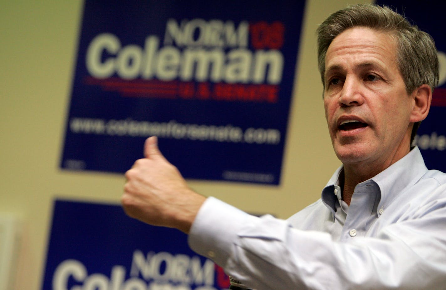 Republican Sen. Norm Coleman