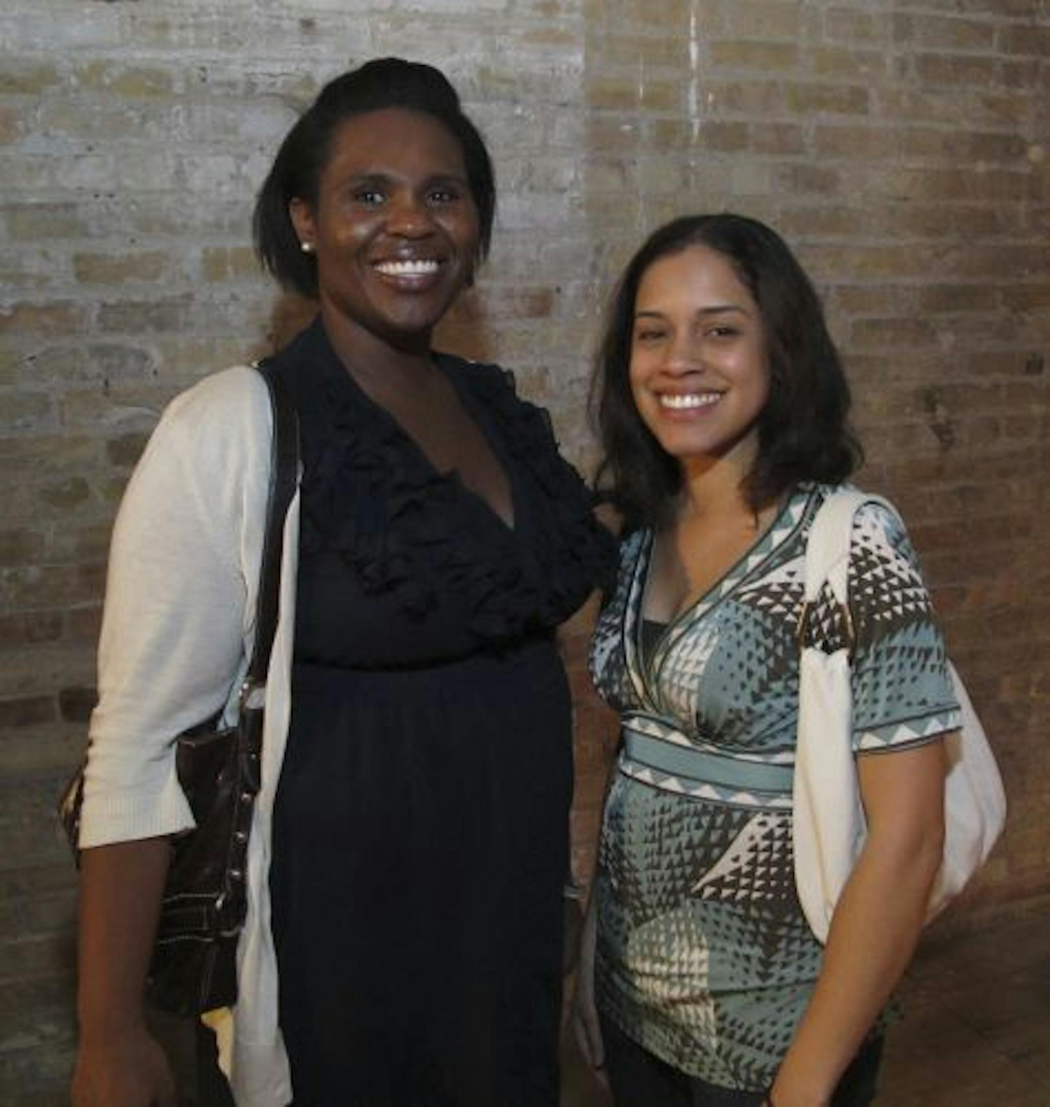 Sara Glassman, sglassman@startribune.com Preservation Alliance of Minnesota's (Anti) Wrecking Ball at the Soap Factory in Minneapolis. Tiana Young and Lyssa Washington