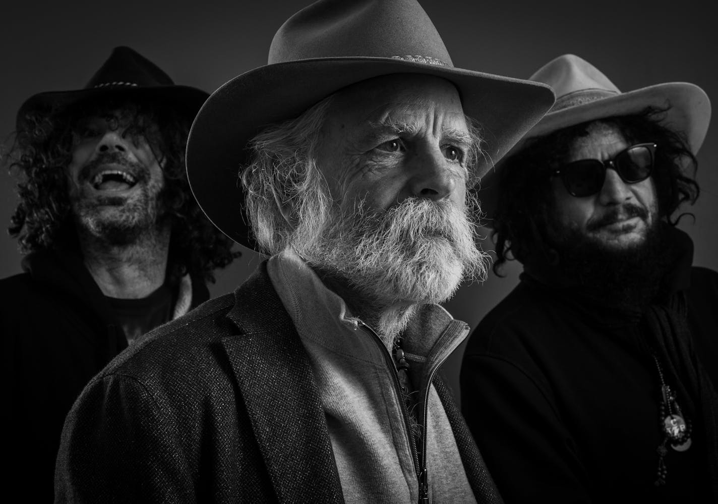 Bob Weir and Wolf Bros
Jay Lane, Bob Weir, Don Was
Photo by Todd Michalek