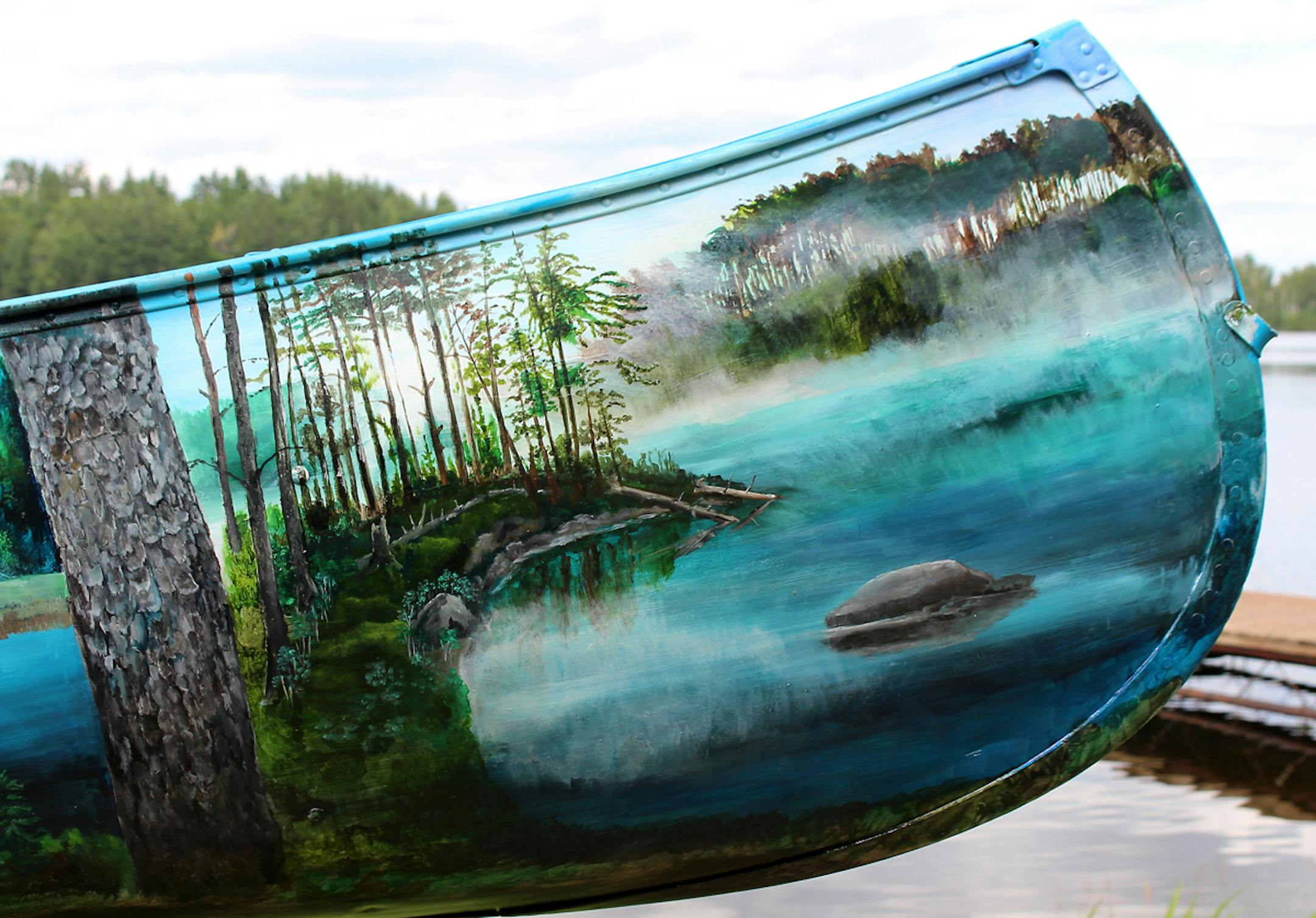 Joe Baltich Jr.canoe for Outdoors Weekend