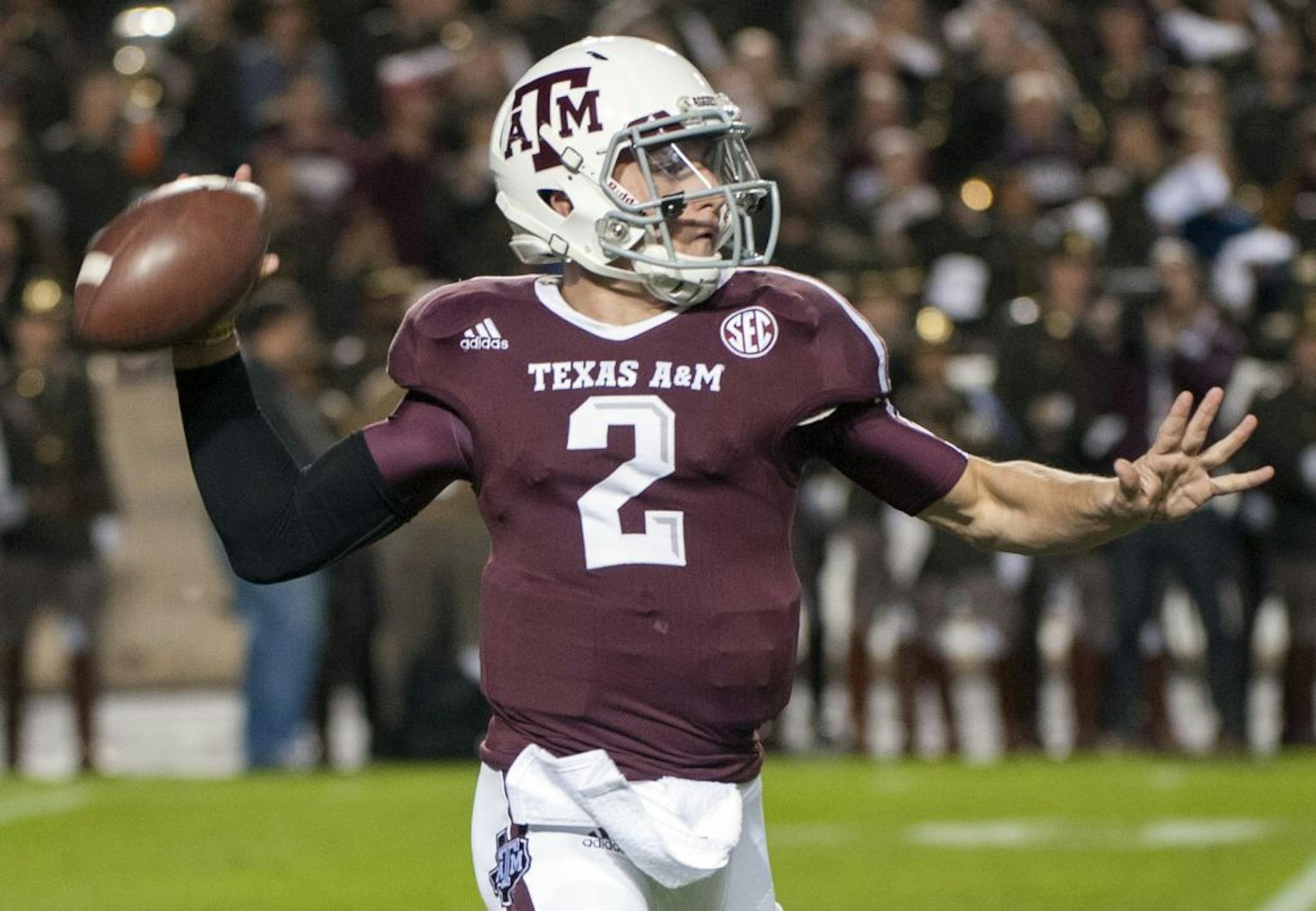 Texas A&M quarterback Johnny Manziel