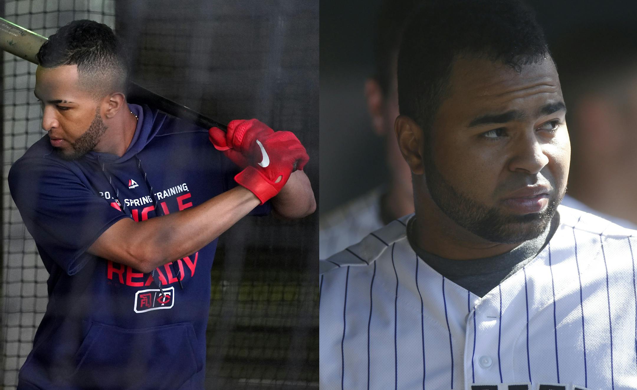 Minnesota Twins left fielder Eddie Rosario (20) took batting practice in the cages Thursday. ] ANTHONY SOUFFLE • anthony.souffle@startribune.com Wilin Rosario with the Rockies in 2015. David Zalubowski/ Associated Press Spring Training continued for the Minnesota Twins Thursday, Feb. 21, 2019 at The CenturyLink Sports Complex and Hammond Stadium in Fort Myers, Fla.