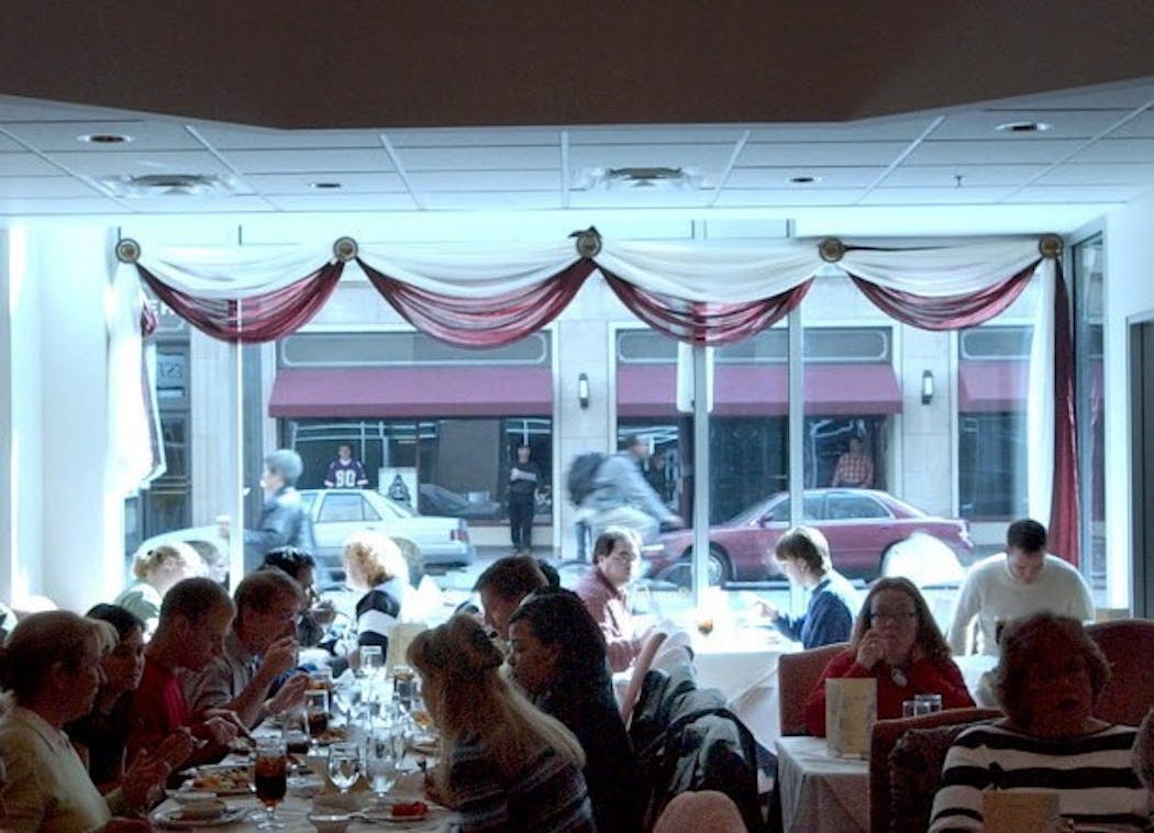 File photo: The dining room in the old Bombay Bistro in downtown Minneapolis.