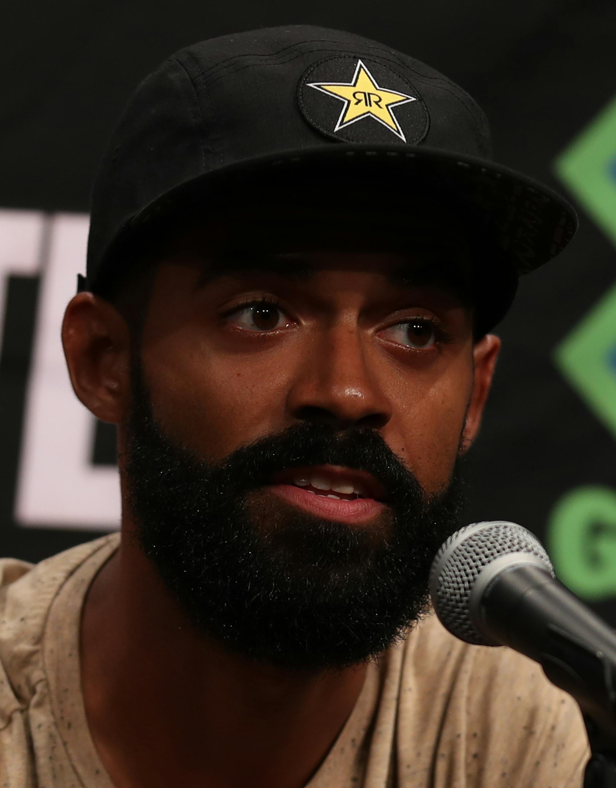 Minneapolis, MN - July 18, 2018: Mykel Larrin during X Games Minneapolis 2018 Press Conference
(Photo by Gabriel Christus / ESPN Images)