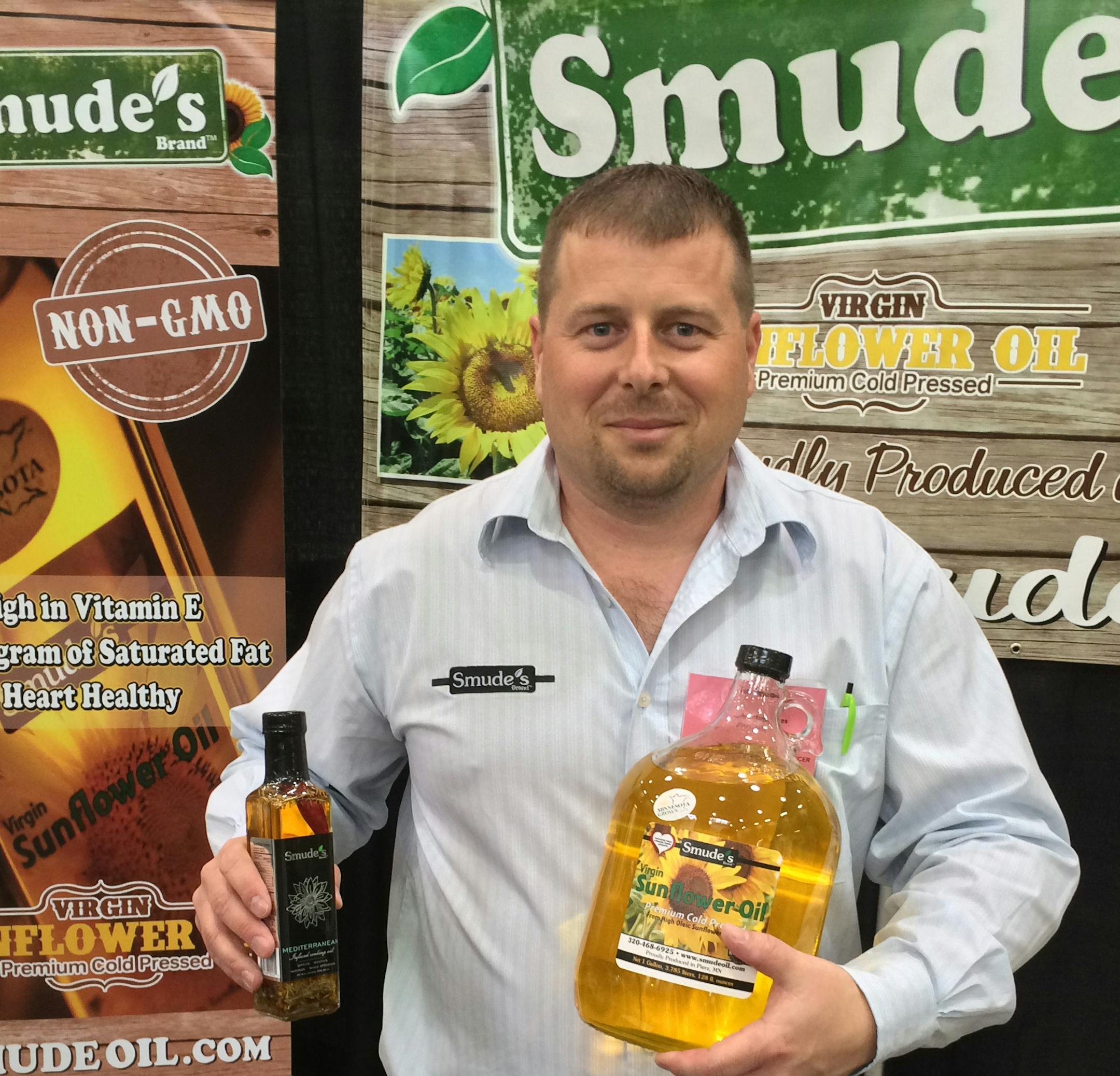 Tom Smude, owner of Smude's Enterprises of Pierz, Mn., has gone from 60 to 600 acres of sunflowers that he grows or contracts. The alternative cop also returns nutrients to land dominated by corn and soybeans.