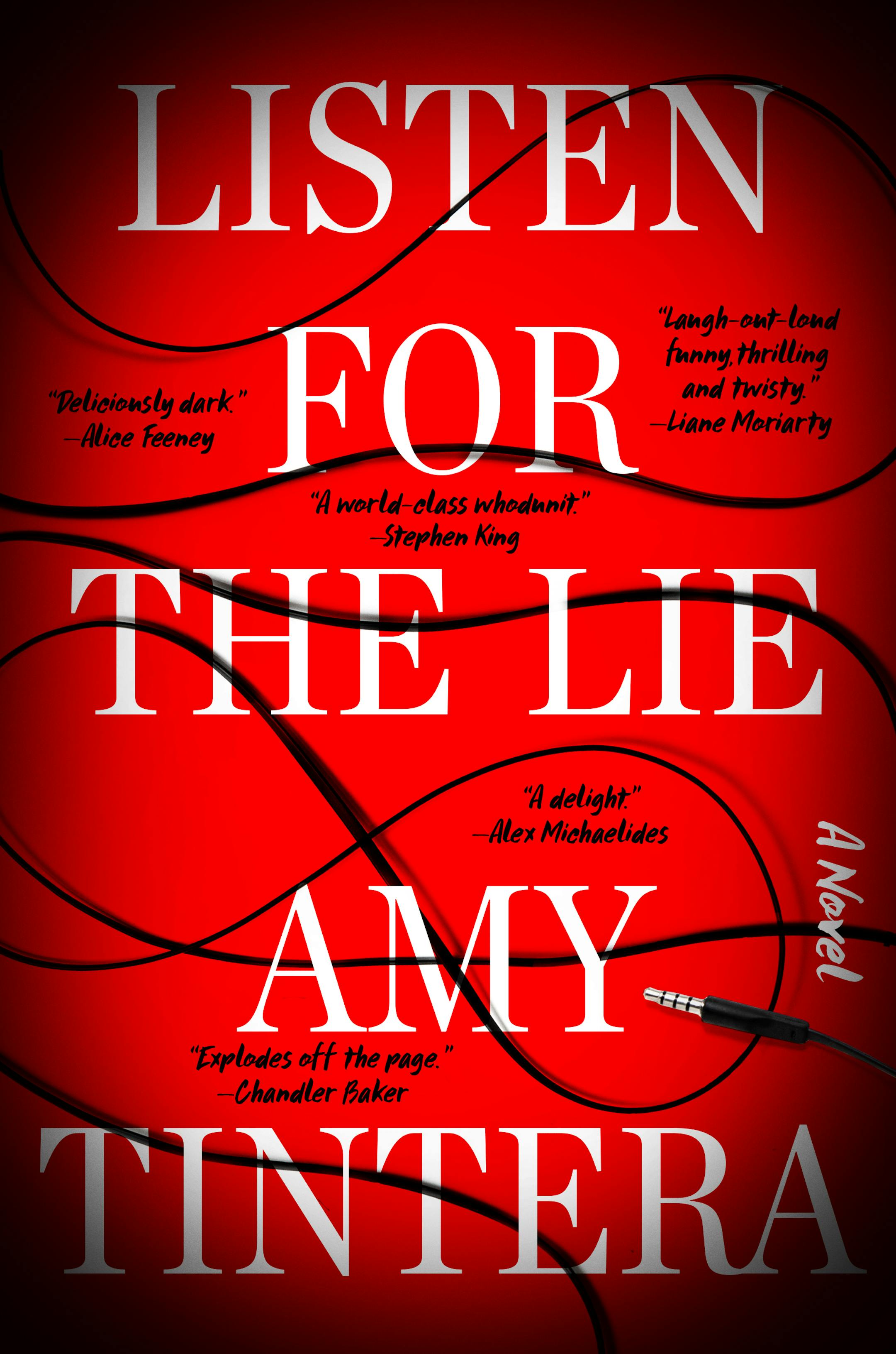red cover of "Listen for the Lie"