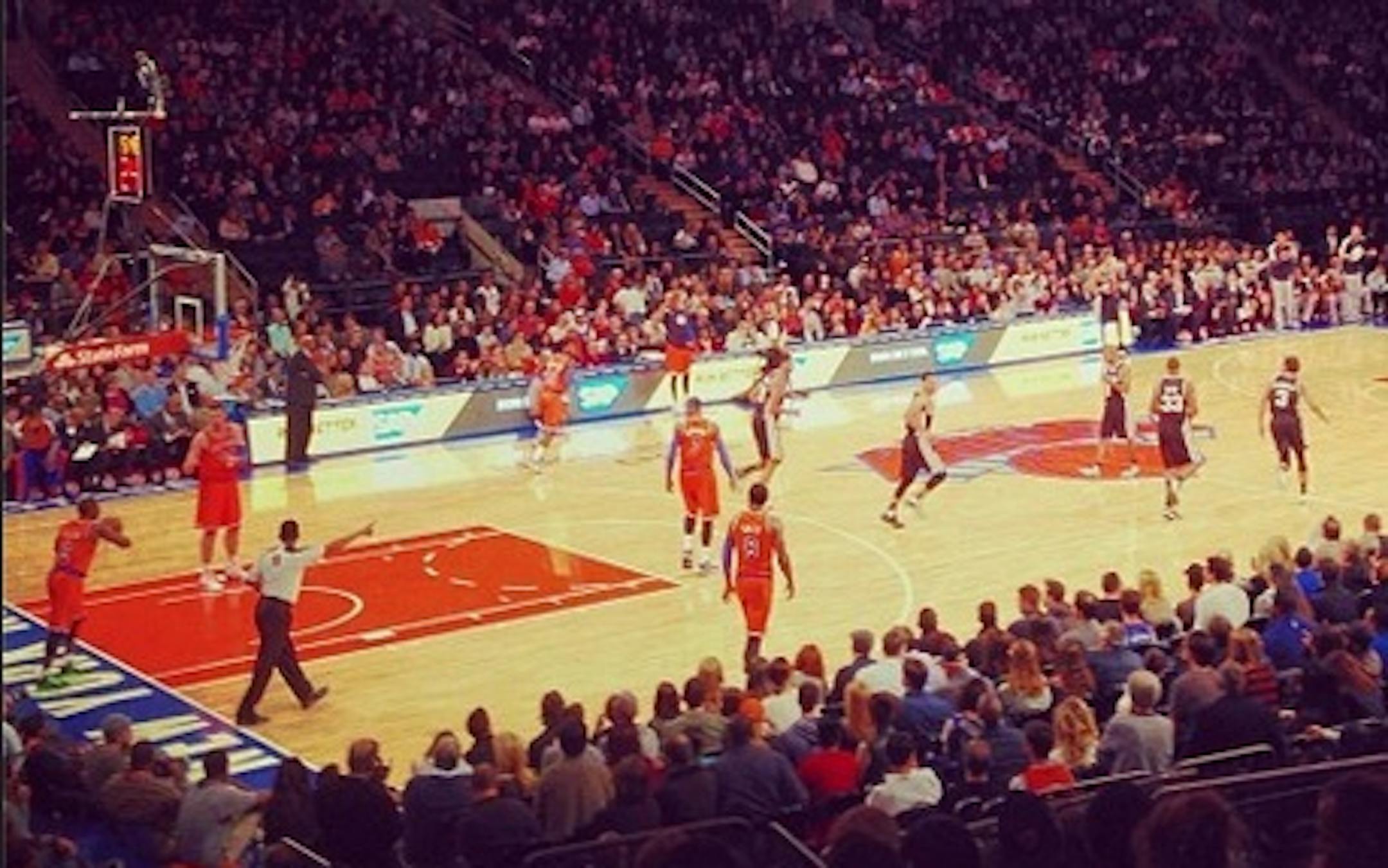Peter Casey's shot from the Knicks game, for TWO111513