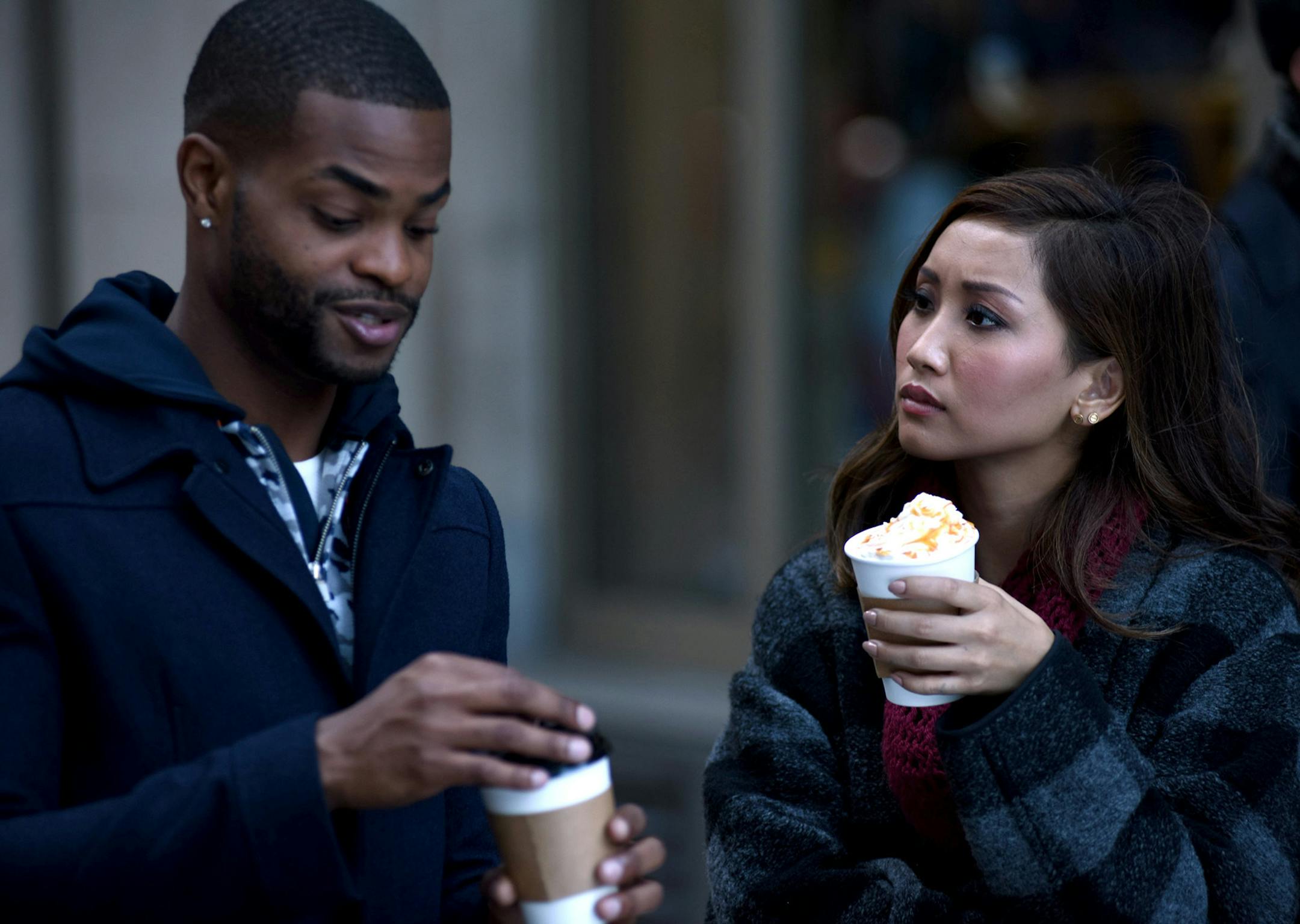 ANGRY ANGEL - Set in New York City, Angry Angel follows a young woman turned angel, Allison Pyke (played by Song), who is stuck on Earth and canít seem to ring the right bells in order to pass through those pearly gates into heaven. When the love of her life, Patrick (played by Mabe), shows up in New York City, it complicates Pykeís journey as well as frustrates her angel mentor Jason Biggs (played by Biggs). The not-so-merry situation also turns into an unexpected love triangle with h