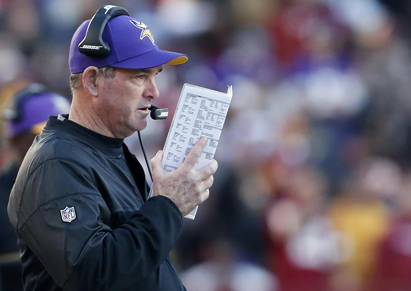 Minnesota Vikings head coach Mike Zimmer.