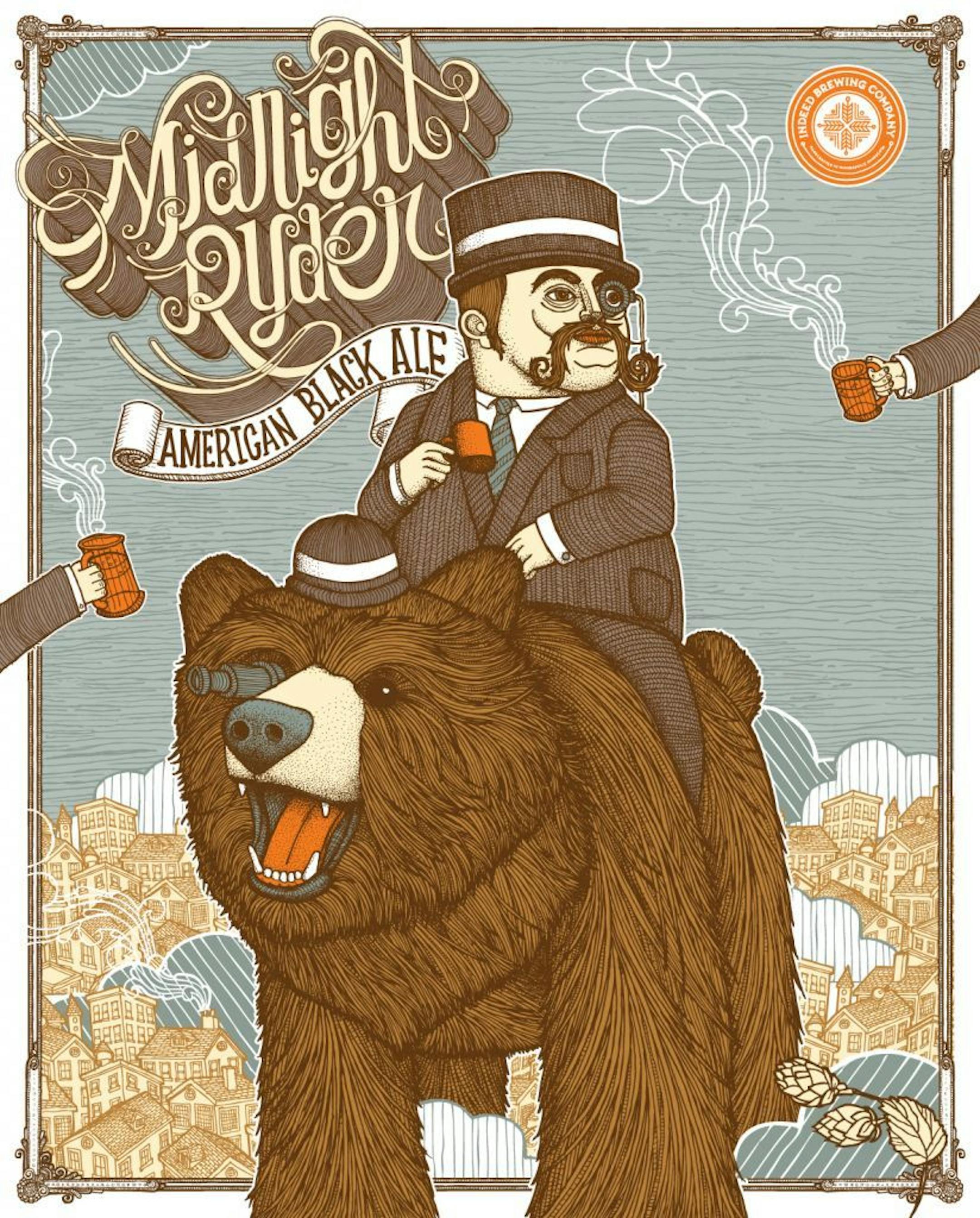 Beer poster for Indeed Brewing co. by Chuck U