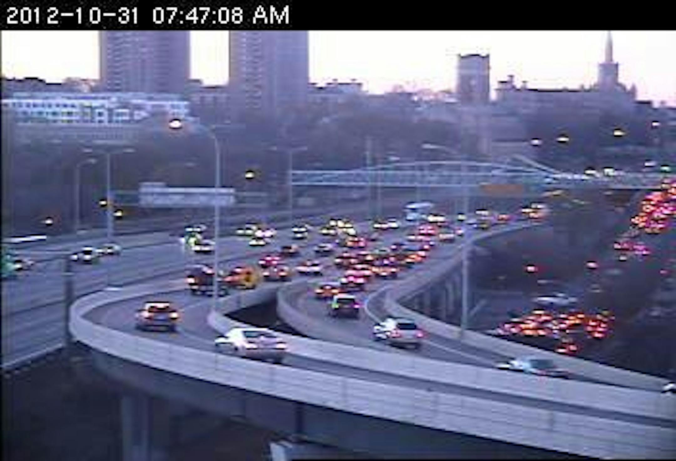 394 and 94 in downtown Minneapolis.