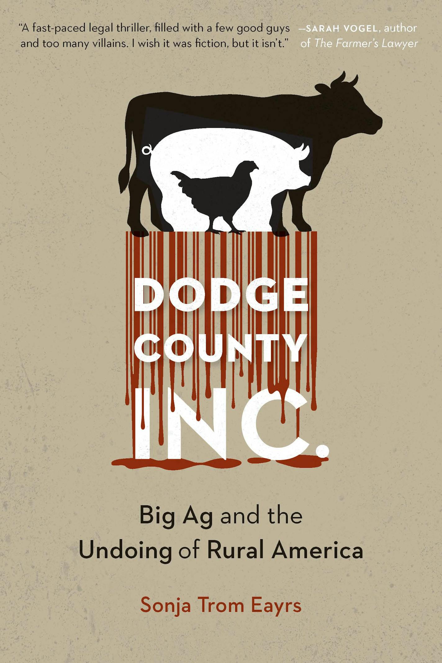 cover of Dodge County Inc. features silhouetted images of livestock