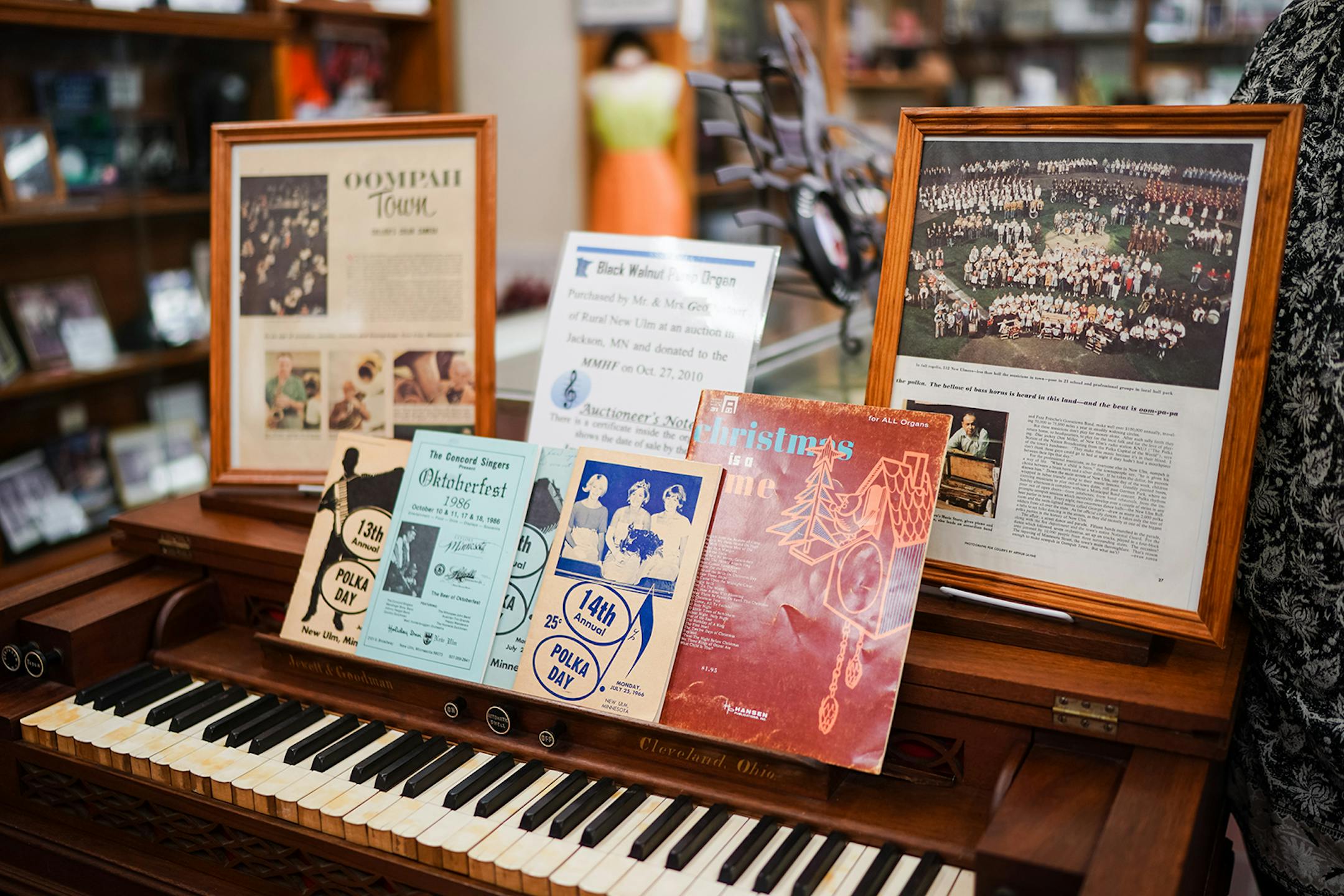 New Ulm has been called Oompa Town and holds an annual Polka Festival. The Minnesota Music Hall of Fame in New Ulm, Minnesota.