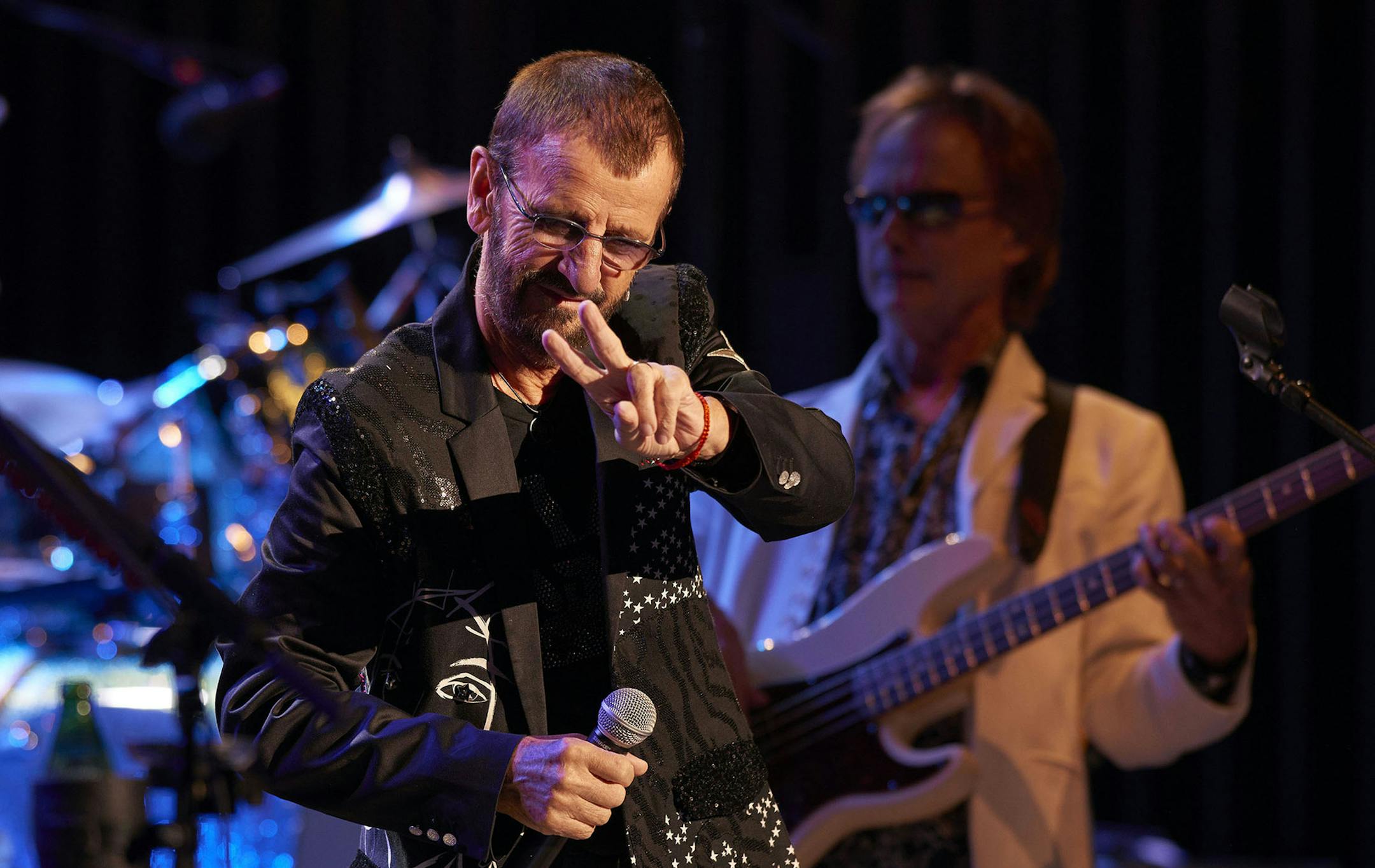 MINNEAPOLIS, MN OCTOBER 16: Ringo Starr and his All Star Band perform at the State Theatre on October 16, 2015 in St. Paul, Minnesota