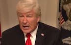 Alec Baldwin was back on "Saturday Night Live" for the cold open as Donald Trump.
