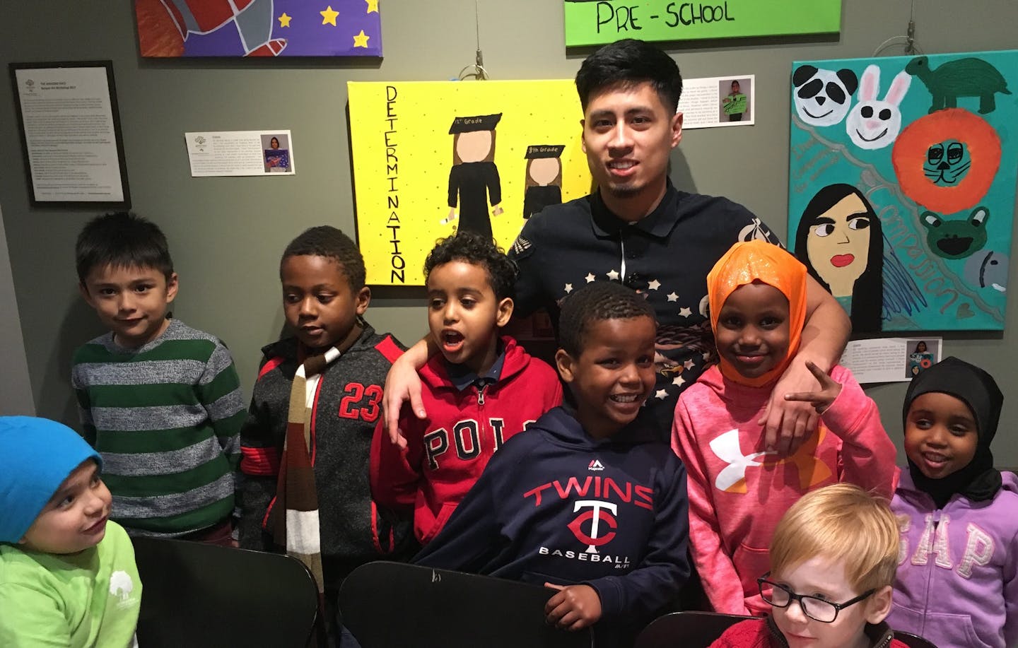 David Sinchi, 22, a Banyan youth through high school, is a Banyan volunteer who also is a senior in electrical engineering at the University of St. Thomas. Photo: Neal.St.Anthony@startribune.com