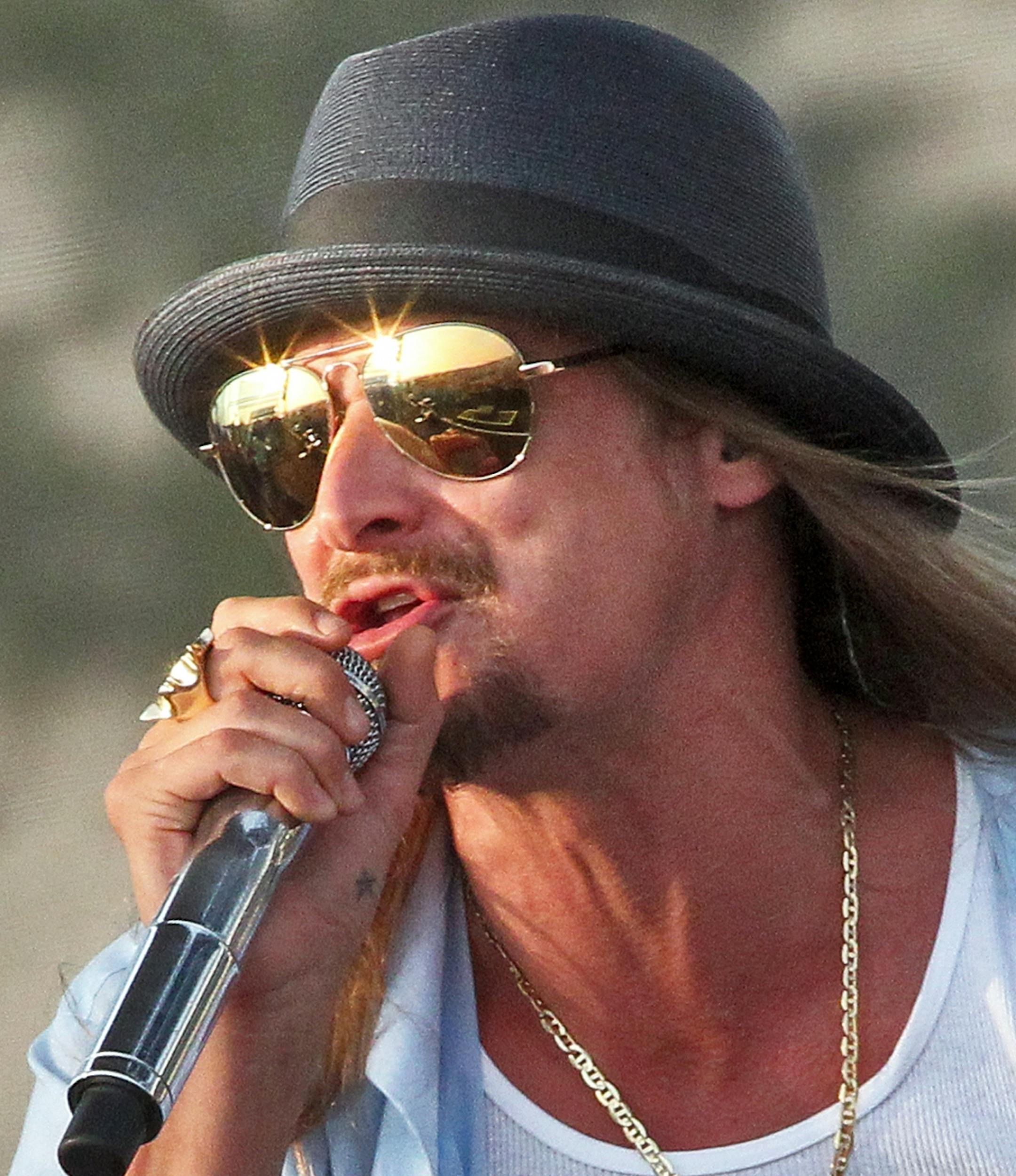 Kid Rock in concert at Mystic Lake Casino.