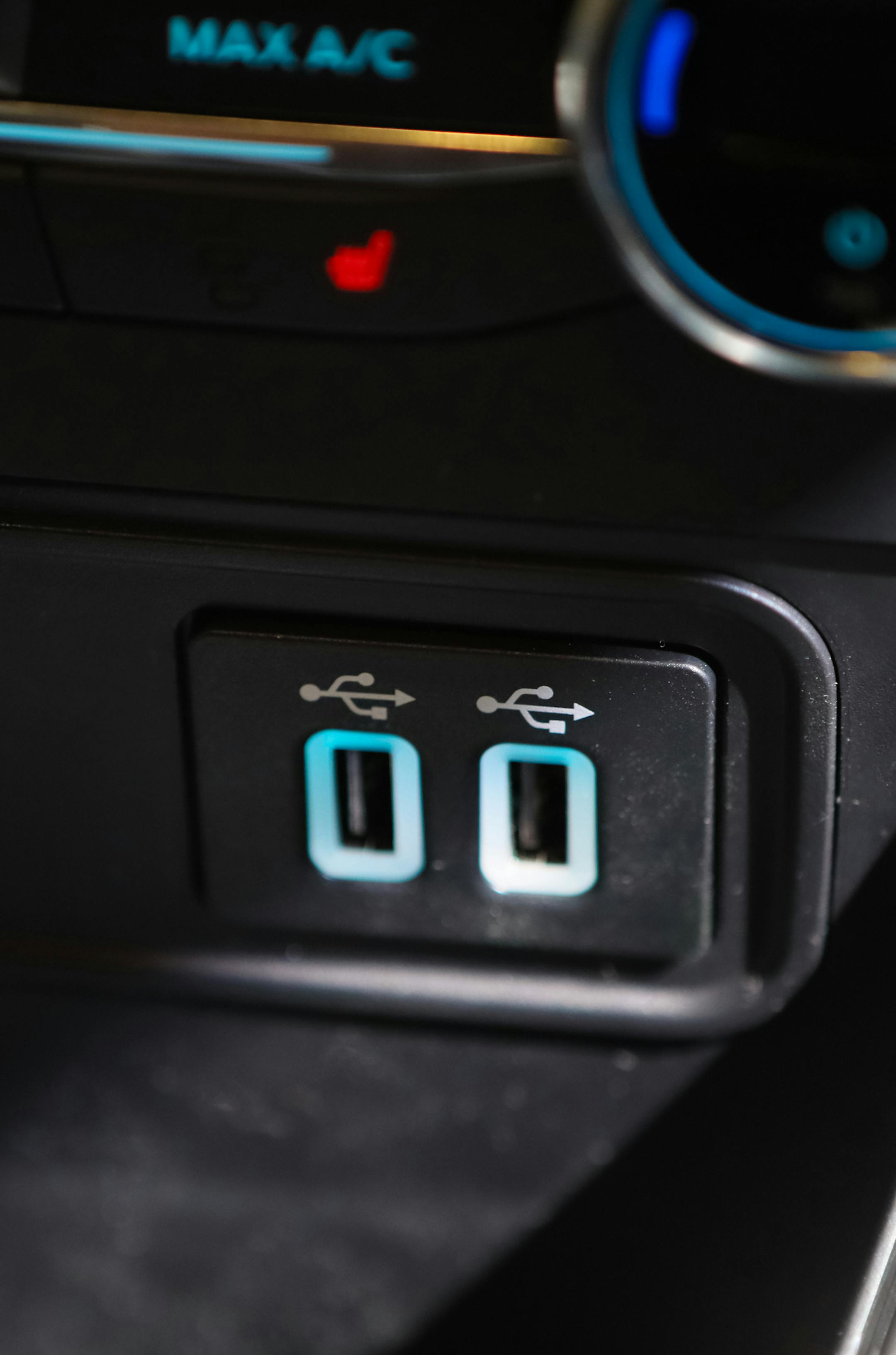 Close up on automotive parts