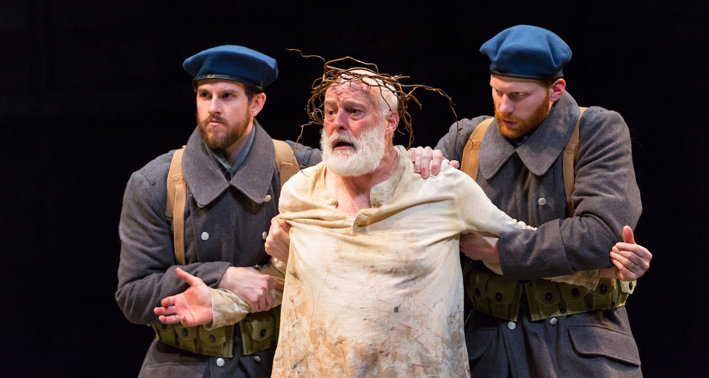 Steve Yoakam as King Lear in "King Lear" at the Guthrie Theater.