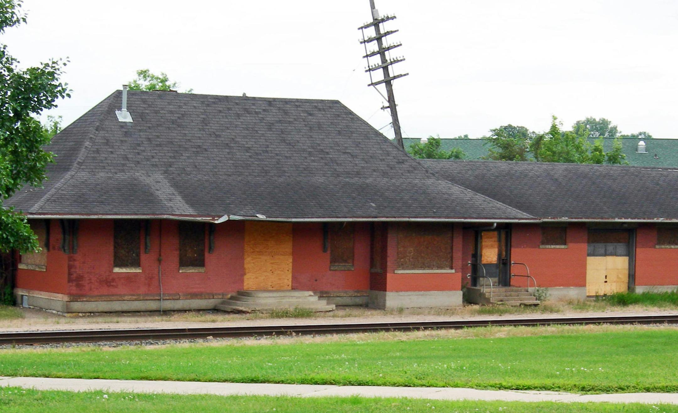 Northfield Milwaukee Depot (1889) 7-2010. Provided by Northfield Historic Society