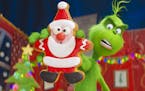 A scene from "Dr. Seuss' The Grinch." Benedict Cumberbatch voices the lead character.