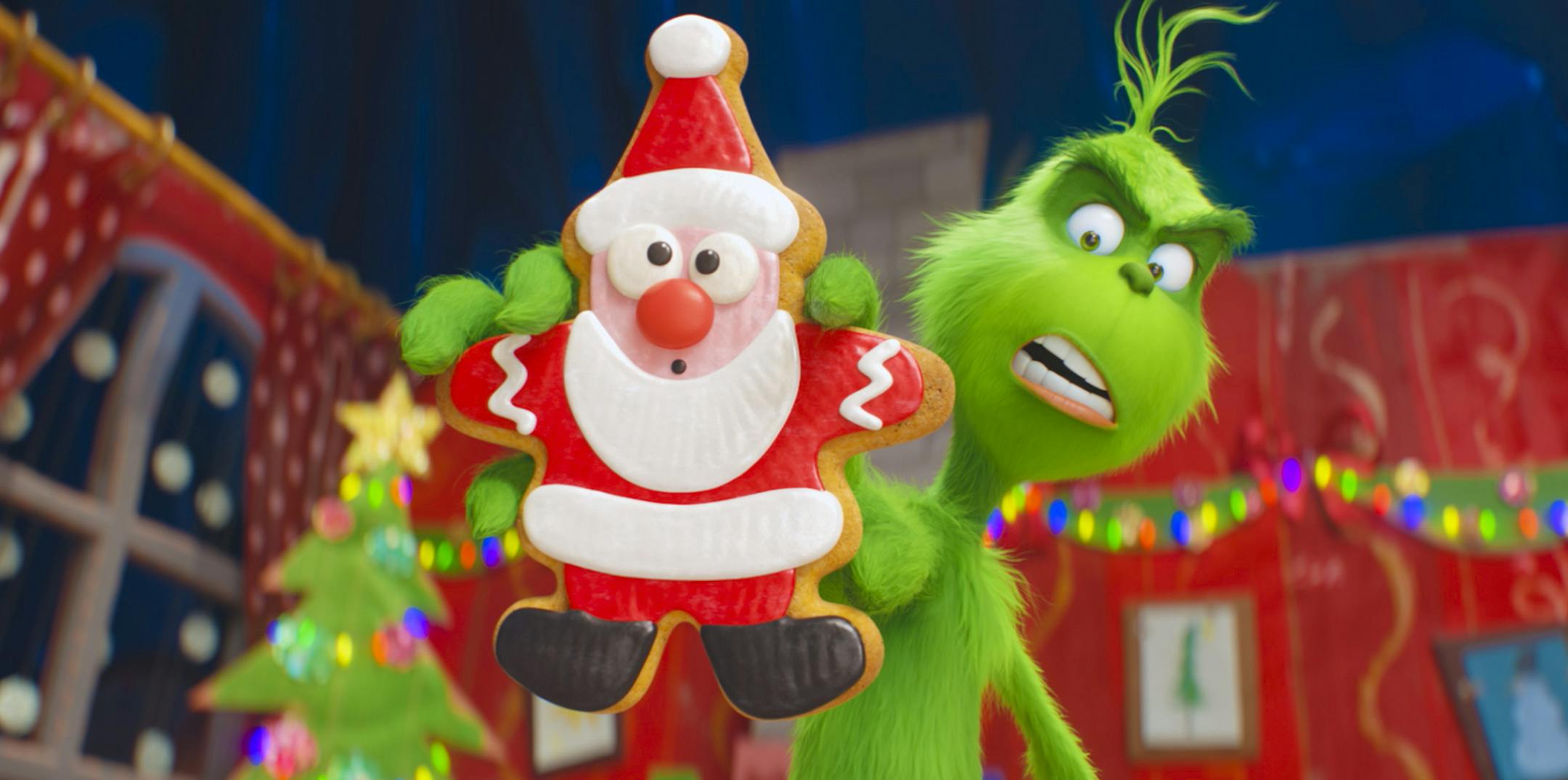 A scene from "Dr. Seuss' The Grinch." Benedict Cumberbatch voices the lead character.