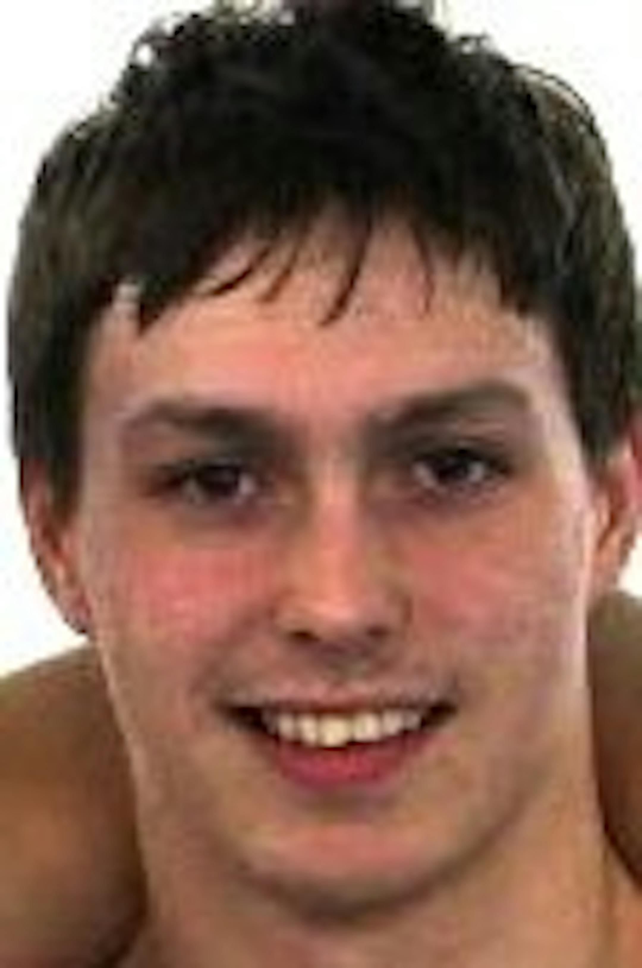 Colter Allen, Fridley swimming, sr., 2014