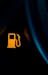 Empty fuel warning light in car dashboard. Fuel pump icon. gasoline gauge dash board in car with digital warning sign of run out of fuel turn on. Low 