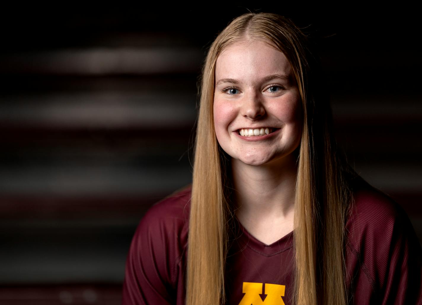 Mckenna Wucherer (3) University of Minnesota Gophers Volleyball – Monday, August 7, 2023, Maturi Pavilion, Minneapolis, Minn. ] CARLOS GONZALEZ • carlos.gonzalez@startribune.com