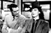 Cary Grant and Rosalind Russell star in "His Girl Friday."