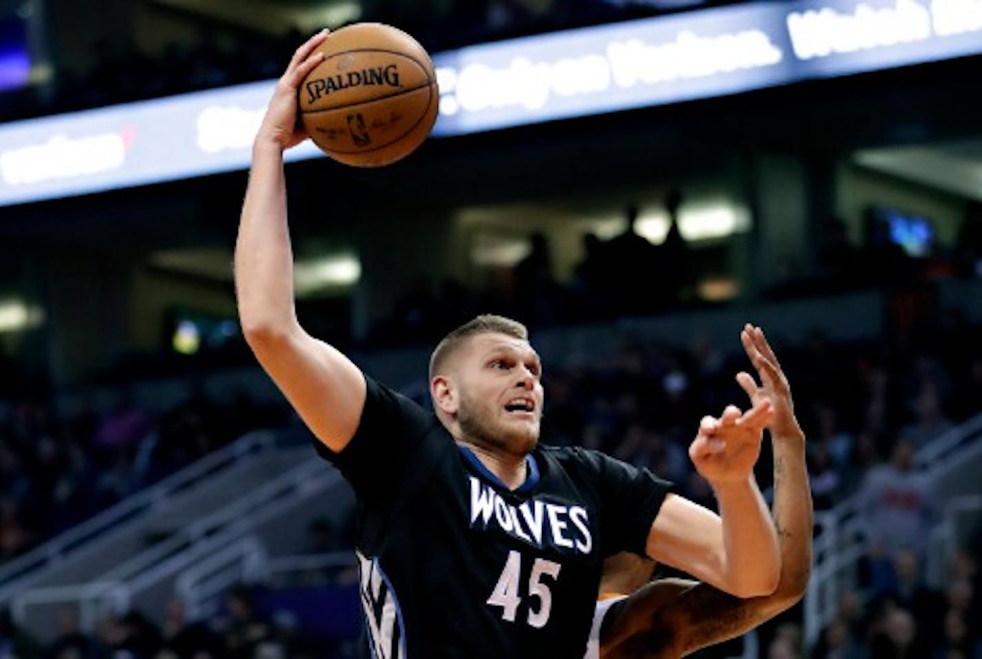 Minnesota Timberwolves center Cole Aldrich