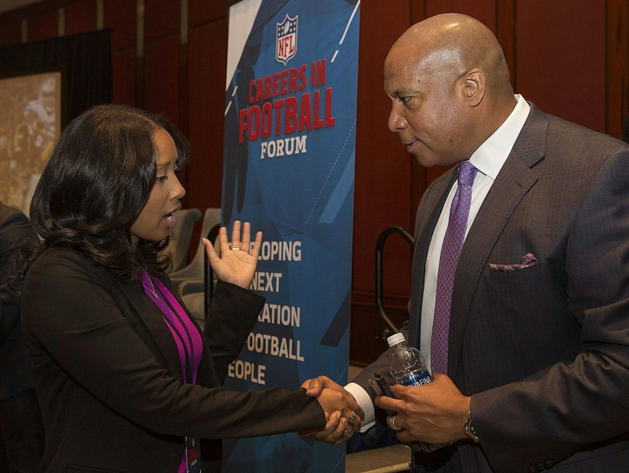 Minnesota Vikings Chief Operating Officer Kevin Warren, shown during the NFL Football Careers Forum in Atlanta in December, has devised an advisory board for the team with the aim to more effectively include perspectives, opinions and voices of women from the community to "positively impact the organization."