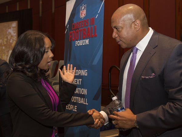 Minnesota Vikings Chief Operating Officer Kevin Warren, shown during the NFL Football Careers Forum in Atlanta in December, has devised an advisory bo