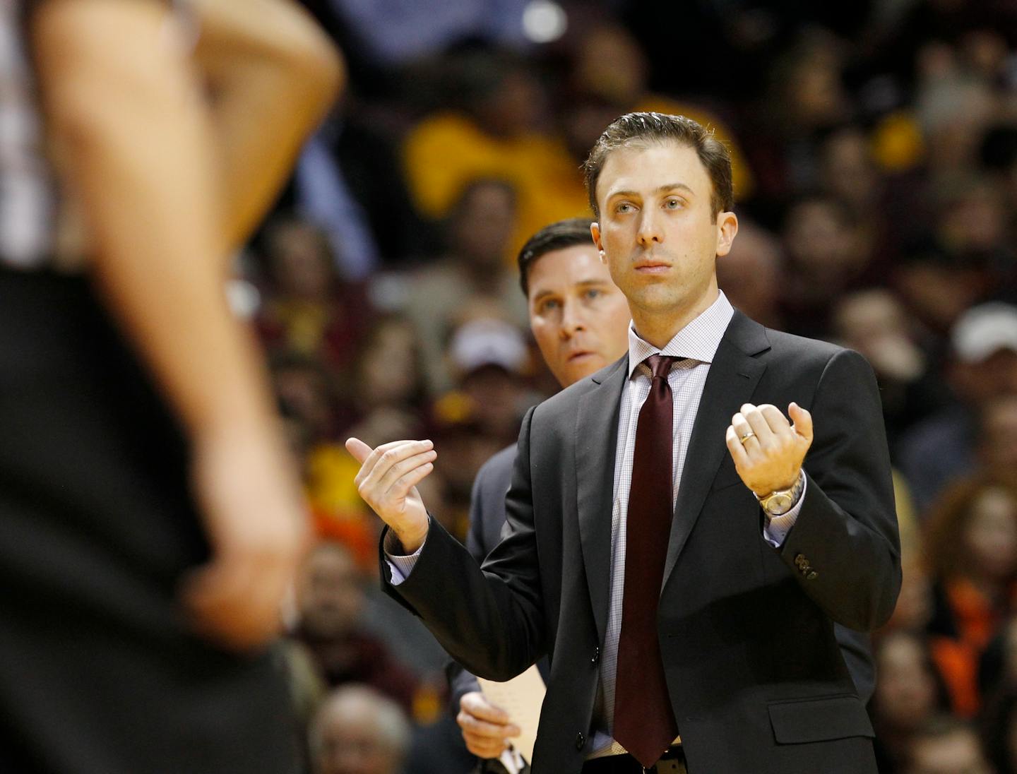 Minnesota head coach Richard Pitino