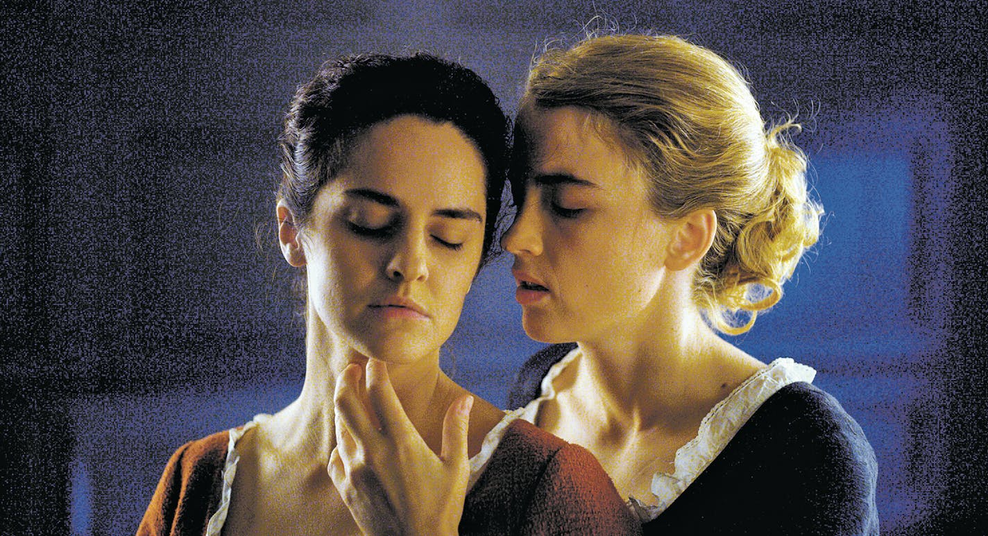 Adele Haenel and Noemie Merlant in "Portrait of a Lady on Fire."