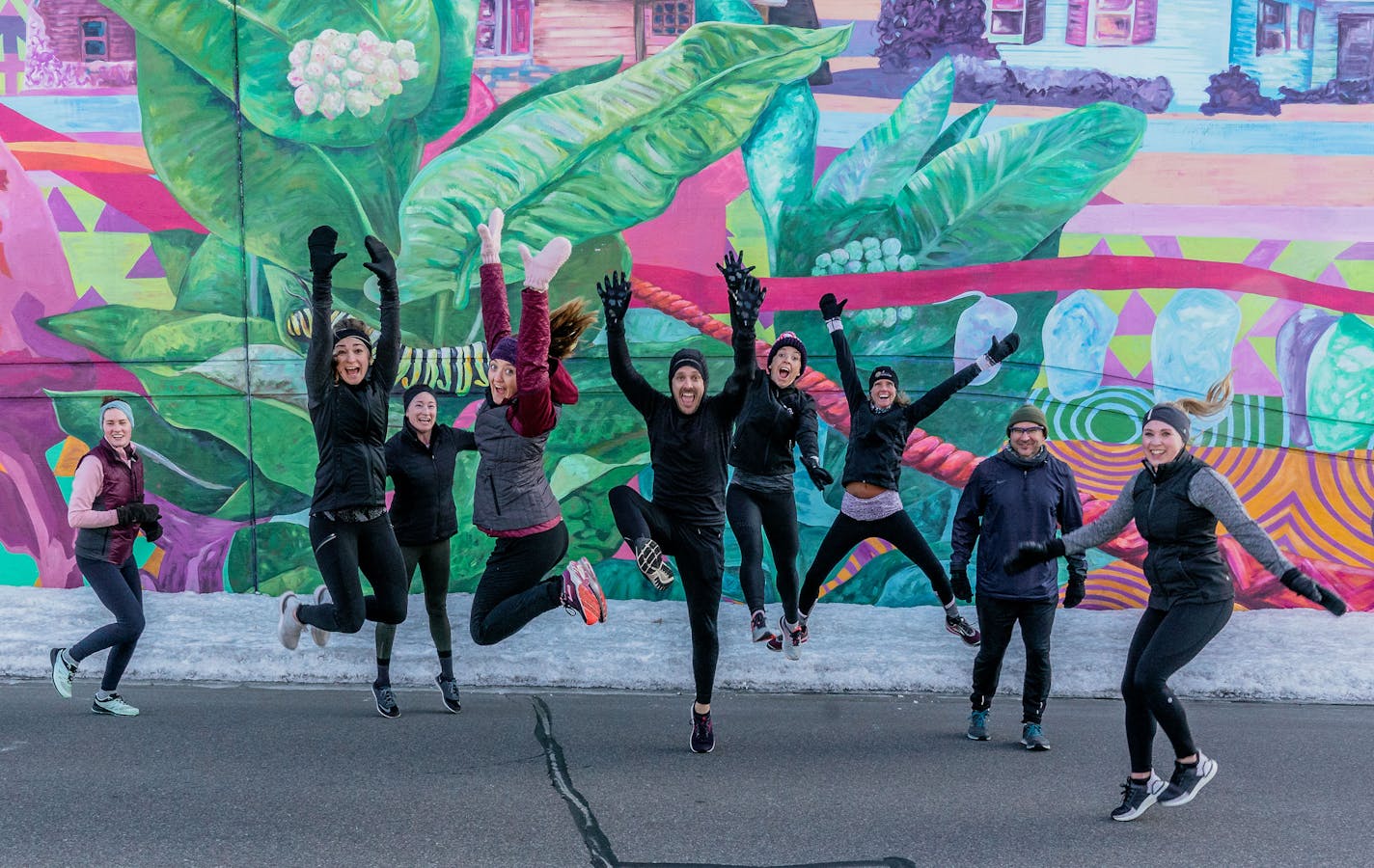 A 5K Everyday Conservation group was fired up after its gathered Feb. 4 at Mall of America.