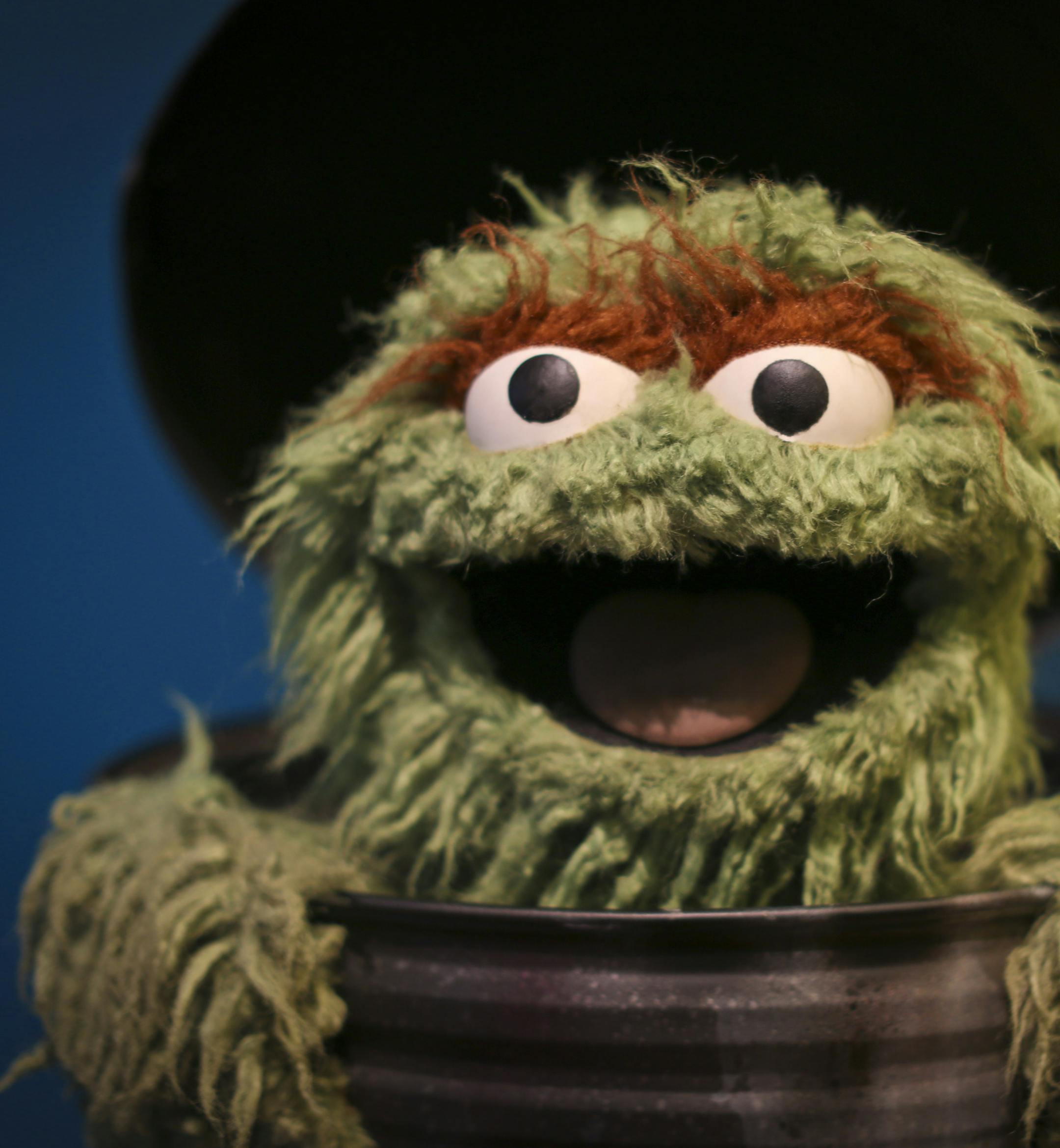 A Oscar the Grouch character made at VEE Corporation that was on display in their lobby on Tuesday, October 22, 2013, in Minneapolis, Minn. ] RENEE JONES SCHNEIDER &#x2022; reneejones@startribune.com