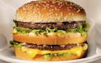 An undated photo provided by Oak Brook, Ill.-based McDonald's Corp., shows a Big Mac sandwich.