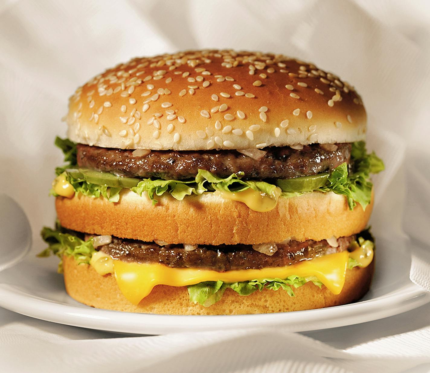 An undated photo provided by Oak Brook, Ill.-based McDonald's Corp., shows a Big Mac sandwich.