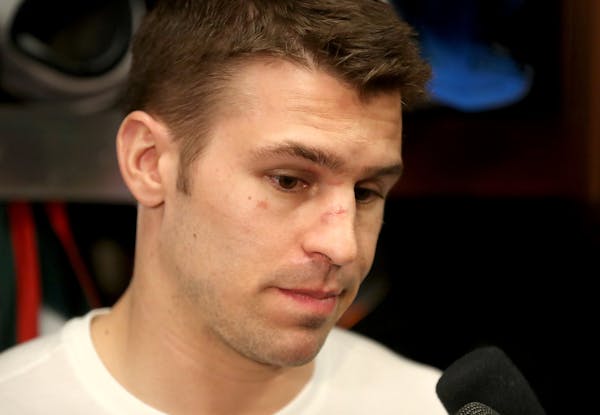 Zach Parise had another injury setback at Monday's practice, forcing him off the rink after 25 minutes of drills.